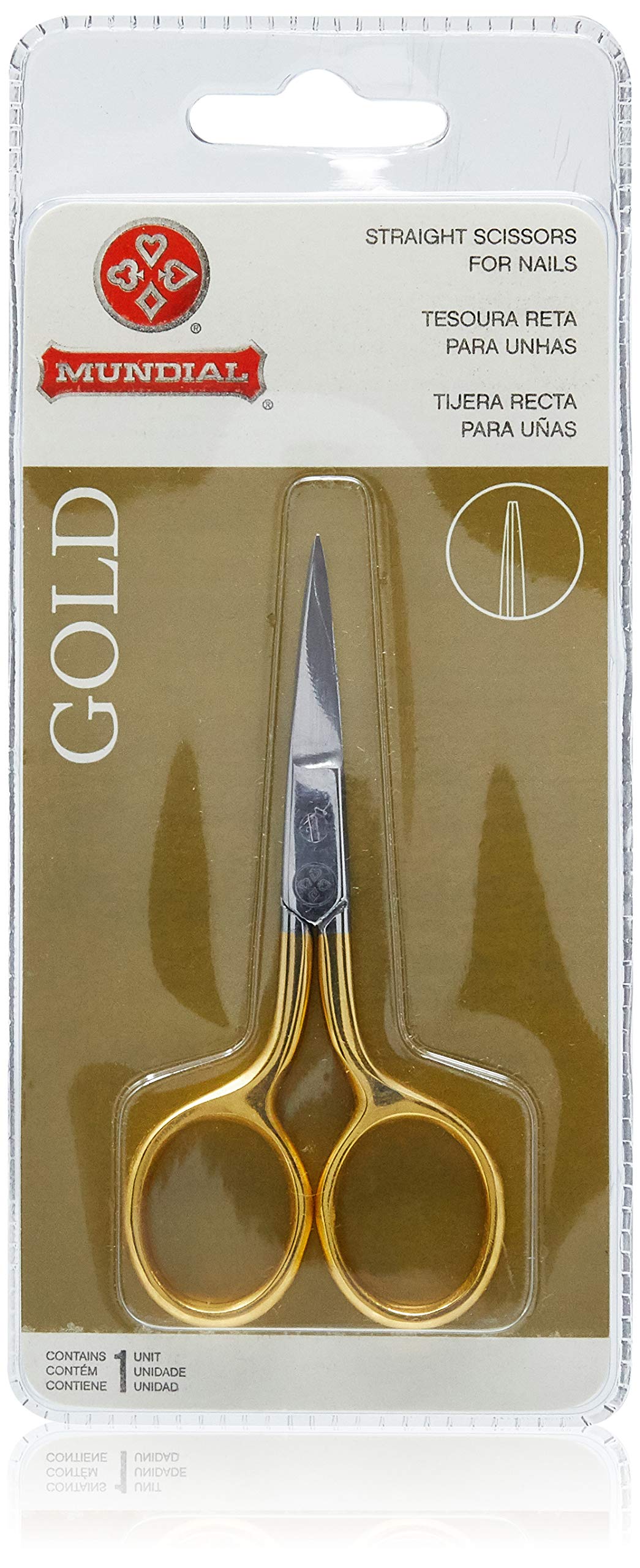 Gold Scissors 3 1/2 Straight Blades
