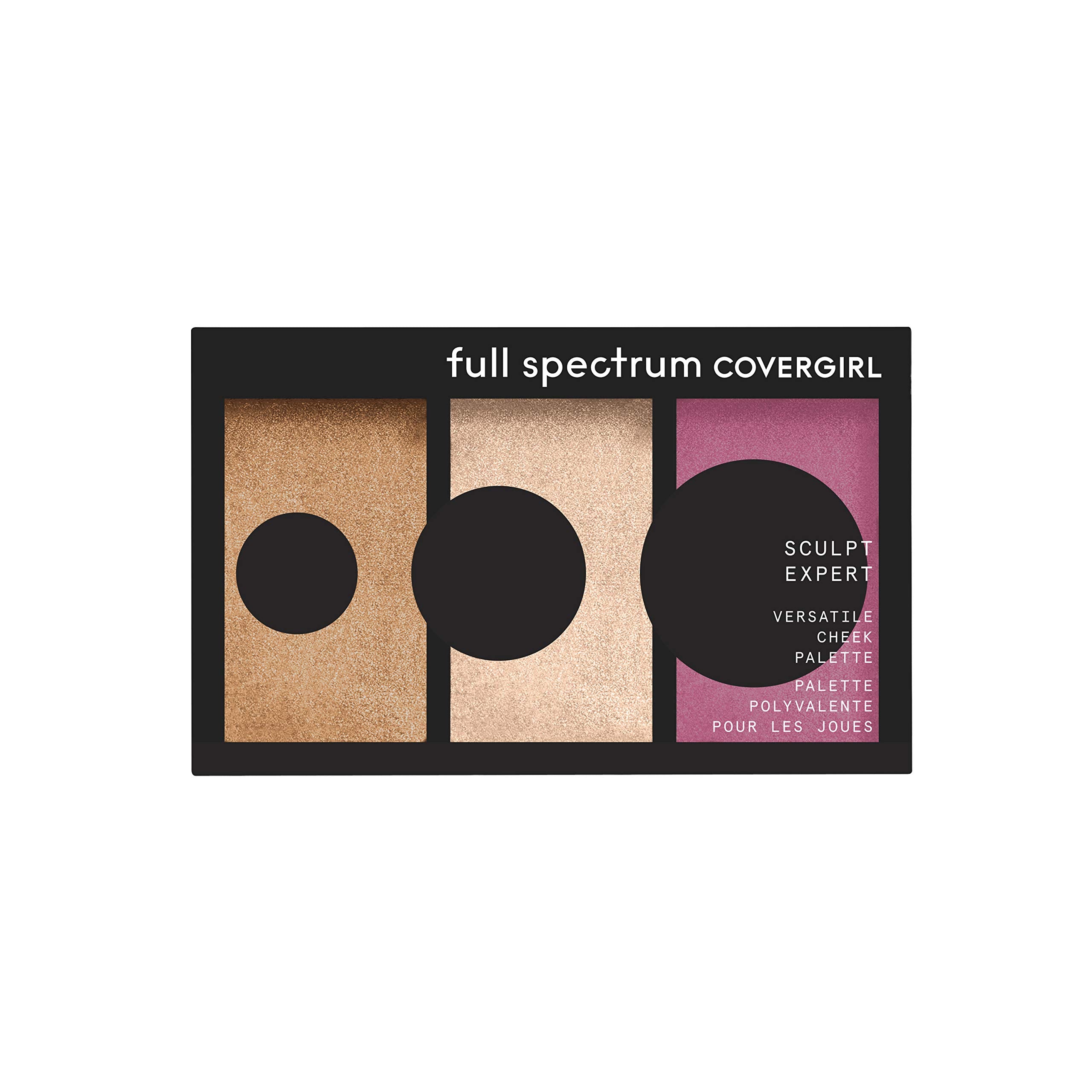 Covergirl Sculpt Expert Multiuse Cheek Palette, Rose Rush, 0.22 Ounce