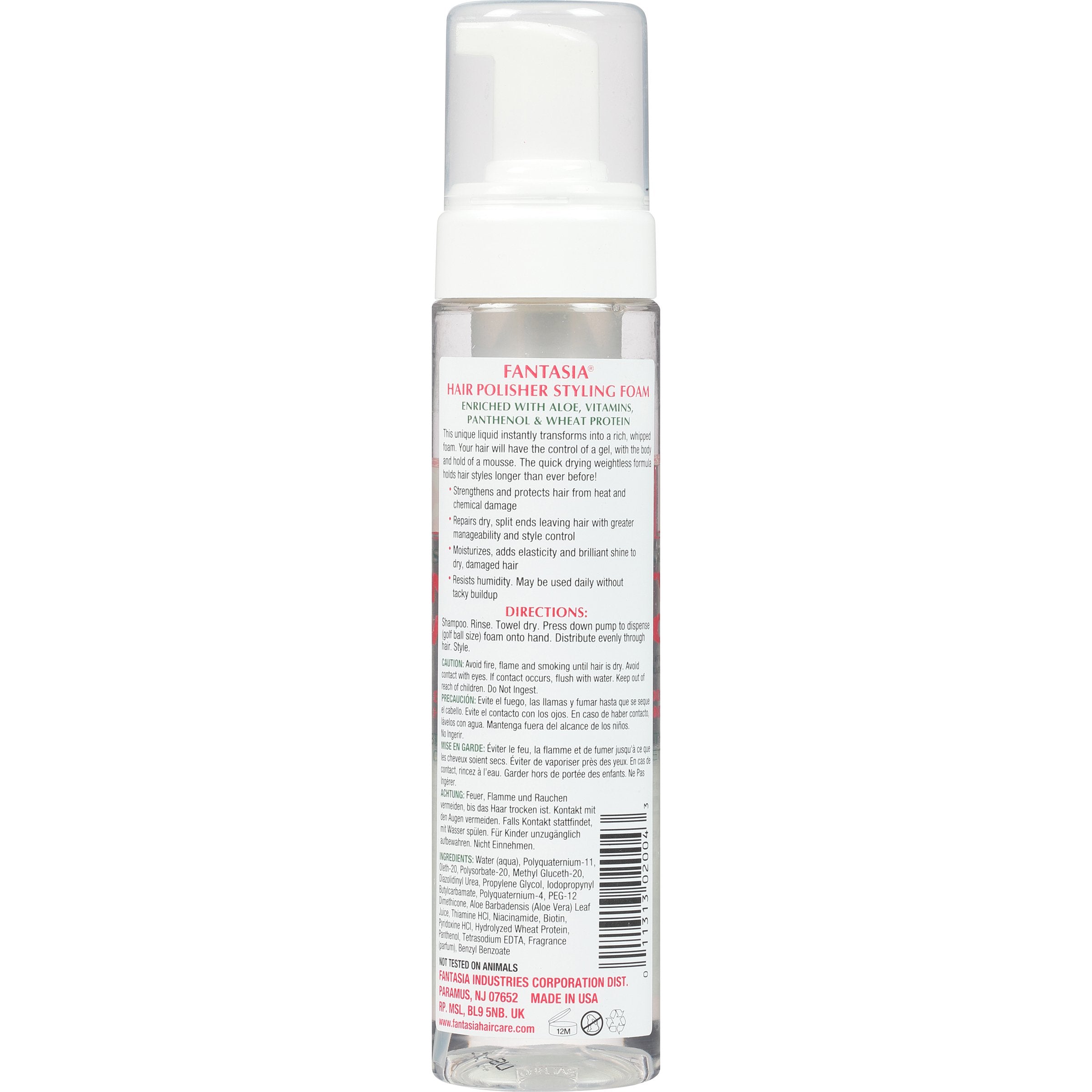 Fantasia Styling Foam 8.5oz Bonus by Fantasia IC by Fantasia