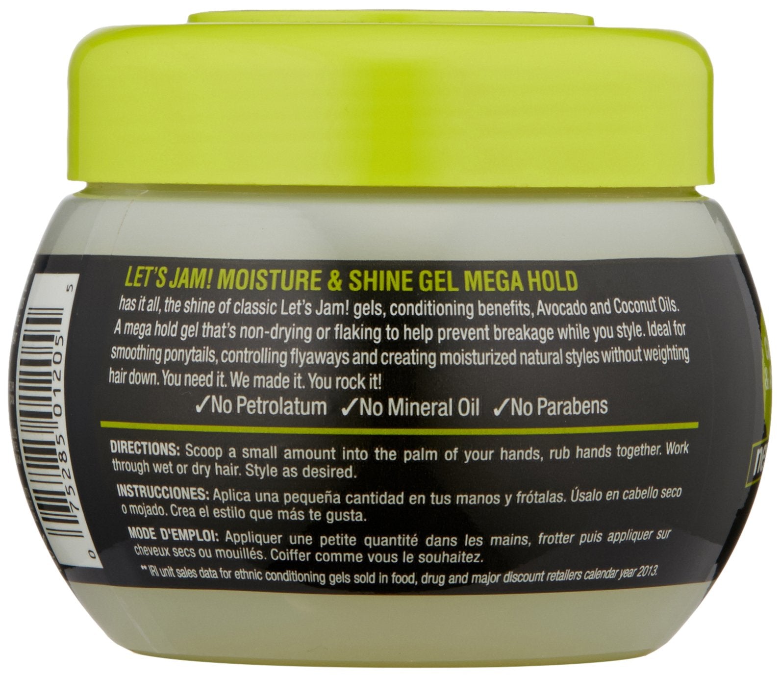 SoftSheen-Carson Let's Jam! Mega Hold Moisture & Shine Gel - Mega Hold, 9 oz by Lets Jam