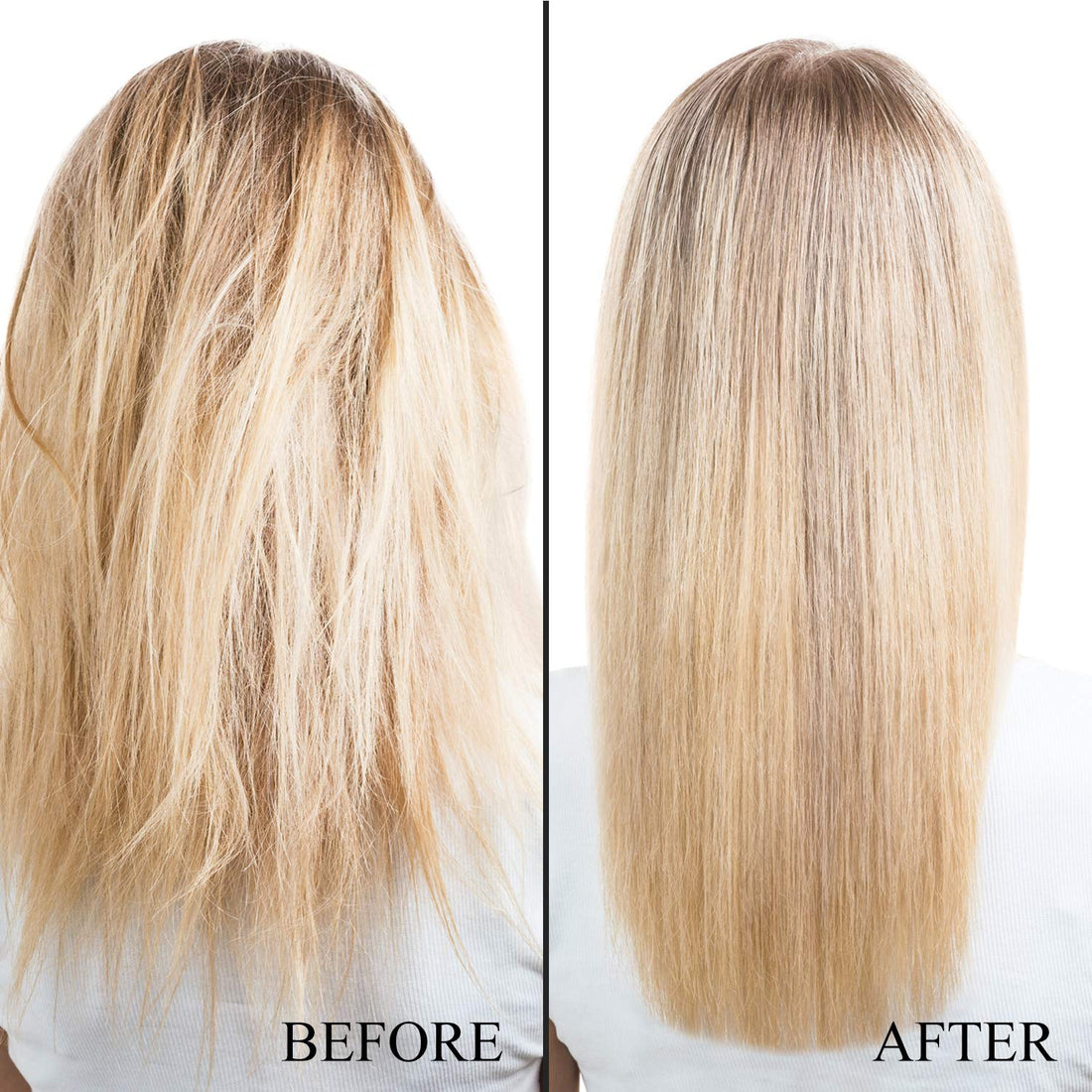 Luseta Keratin Shampoo and Conditioner Smooth and Hydrate Dry Damaged Hair Great for Color Treated Hair Sulfate Free and Gluten Free1.01 Fl Oz×2