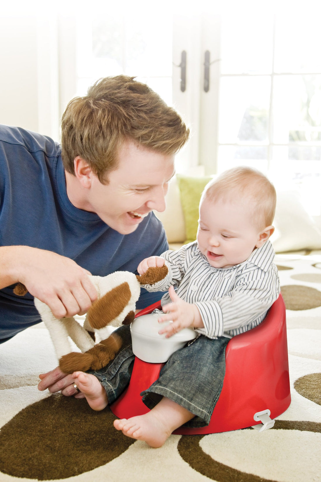 Prince Lionheart bebePOD Flex Plus Baby Seat, Orange