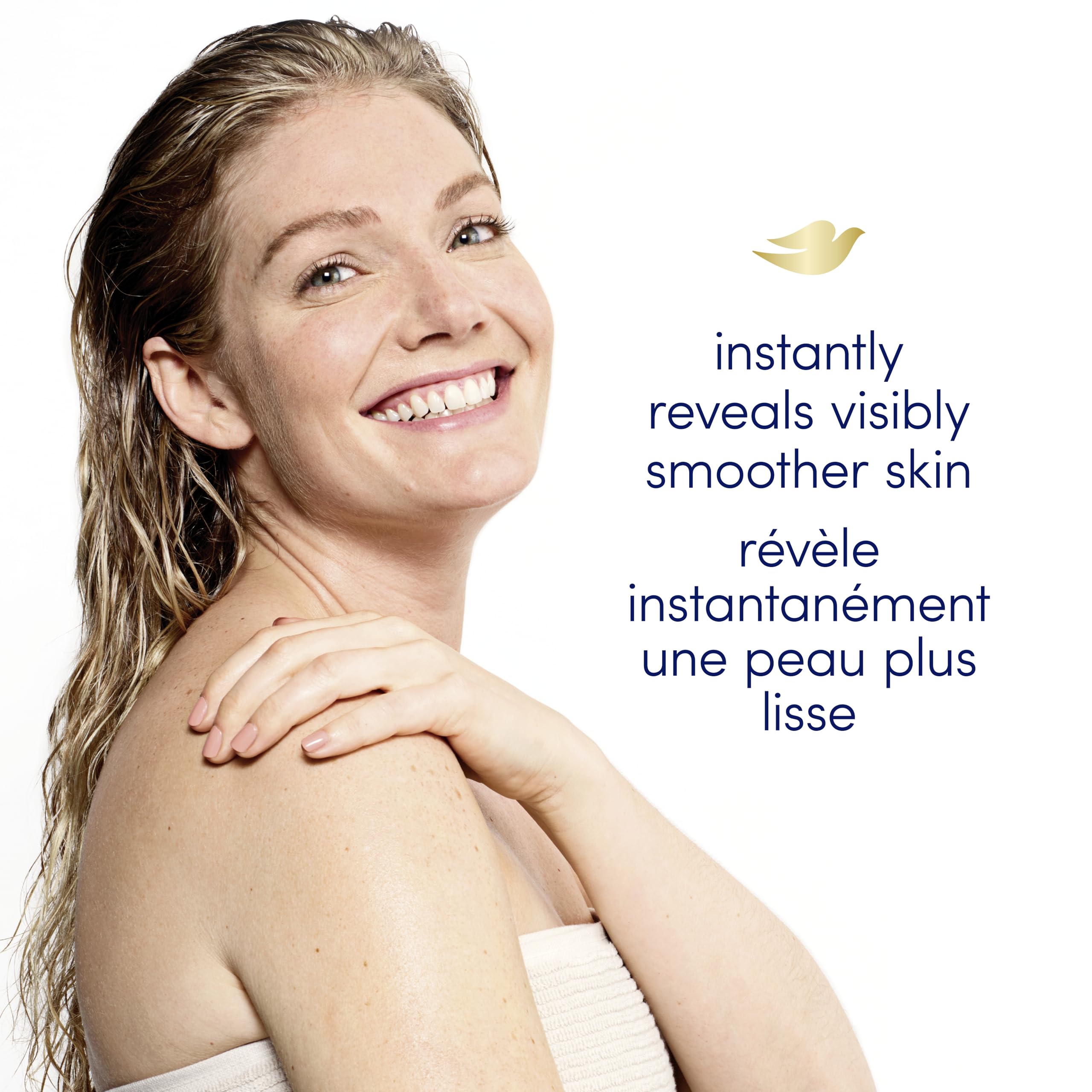 Dove Beauty Bar for Softer and Smoother Skin Gentle Exfoliating More Moisturizing Than Bar Soap 3.75 oz, 6 Bars