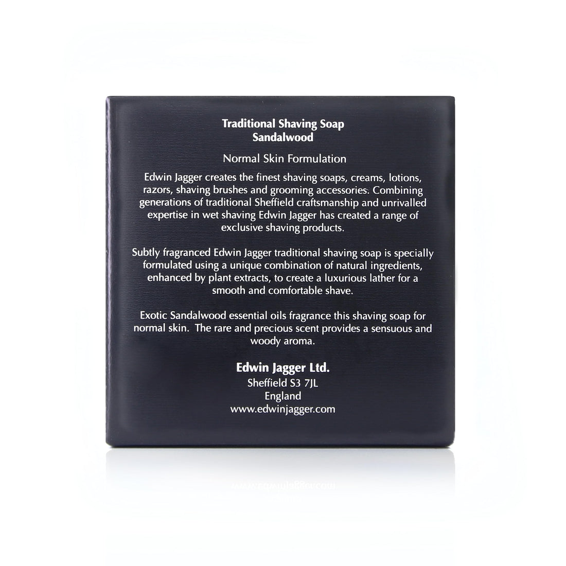 Edwin Jagger 99.9% Natural Traditional Shaving Soap Refill, Sandalwood - 2.3 oz