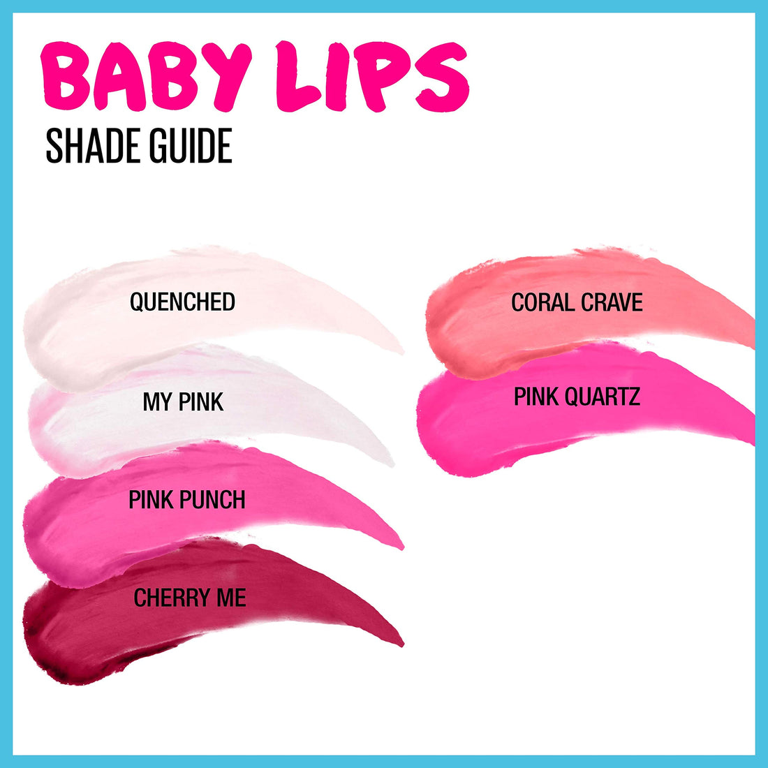 Maybelline Baby Lips Moisturizing Lip Balm, Quenched, 1 Tube