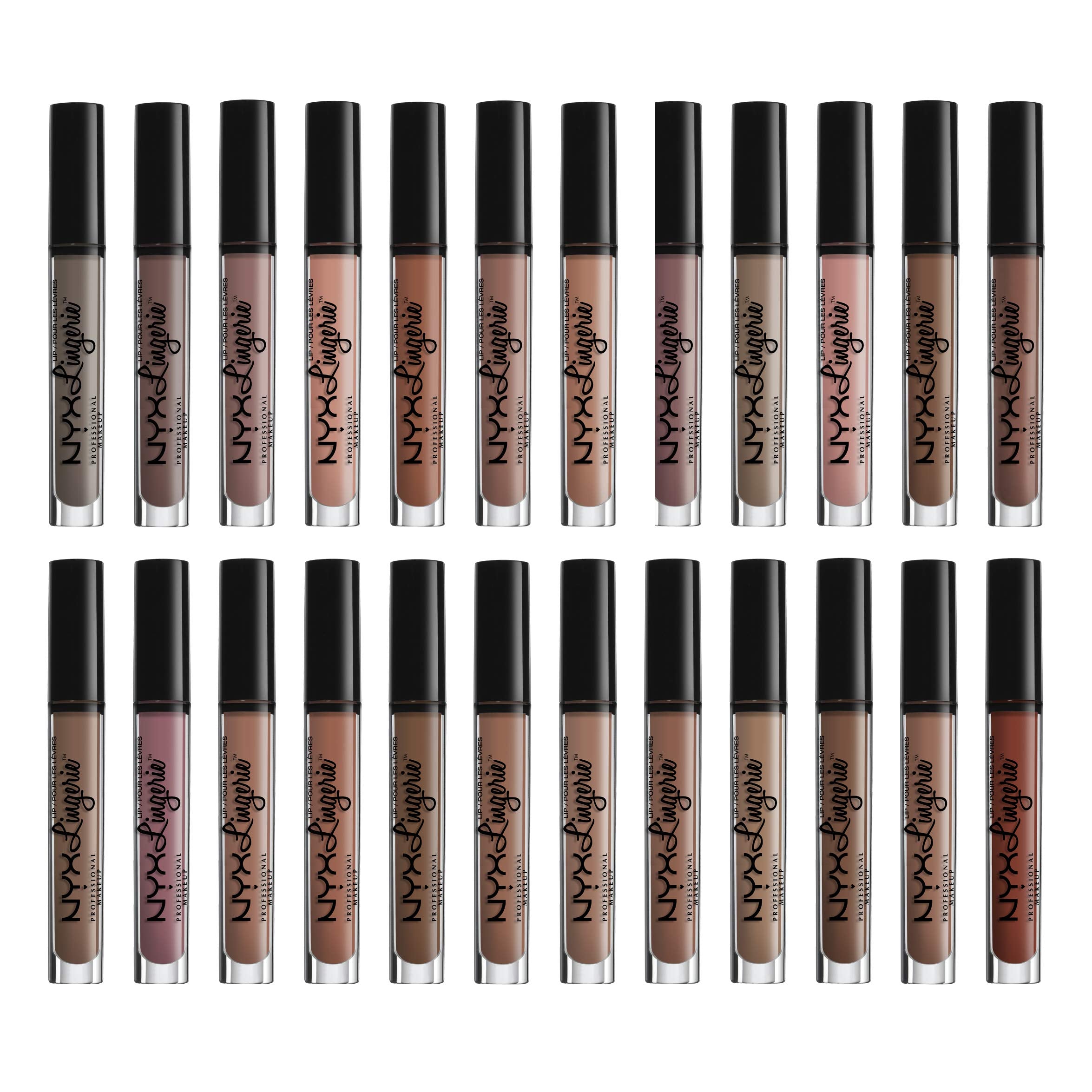 Nyx Professional Makeup Lip Lingerie Liquid Lipstick, Bedtime Flirt, 4ml