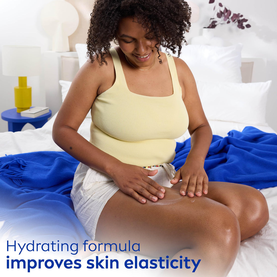 NIVEA Skin Firming Melanin Beauty and Hydration Body Lotion with Q10 and Argan Oil, Firmer Skin in as Little As Two Weeks, 16.9 Fl Oz Bottle