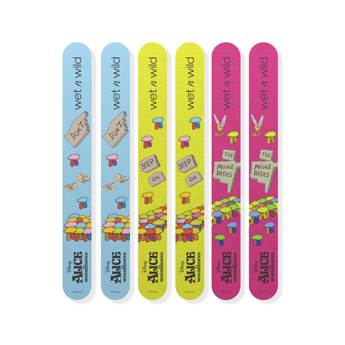 wet n wild Where Am I 6-Piece Nail File Set Alice In Wonderland Collection