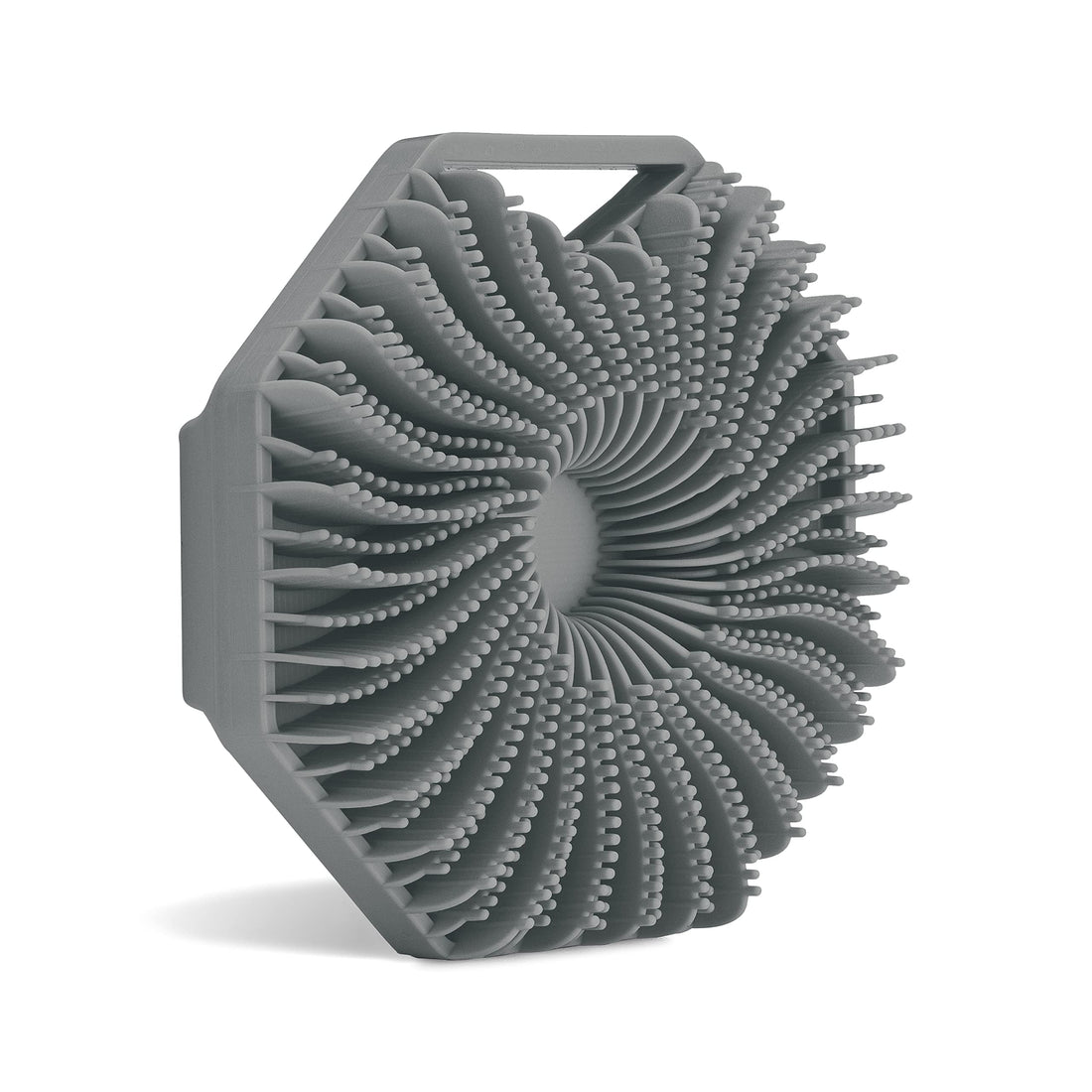 Sud Scrub® Antimicrobial Silicone Body Scrubber, Exfoliating Body Scrubber for Sensitive Skin, Eco Friendly Shower Scrubber for Body, Silicone Body Brush for Showering, Charcoal