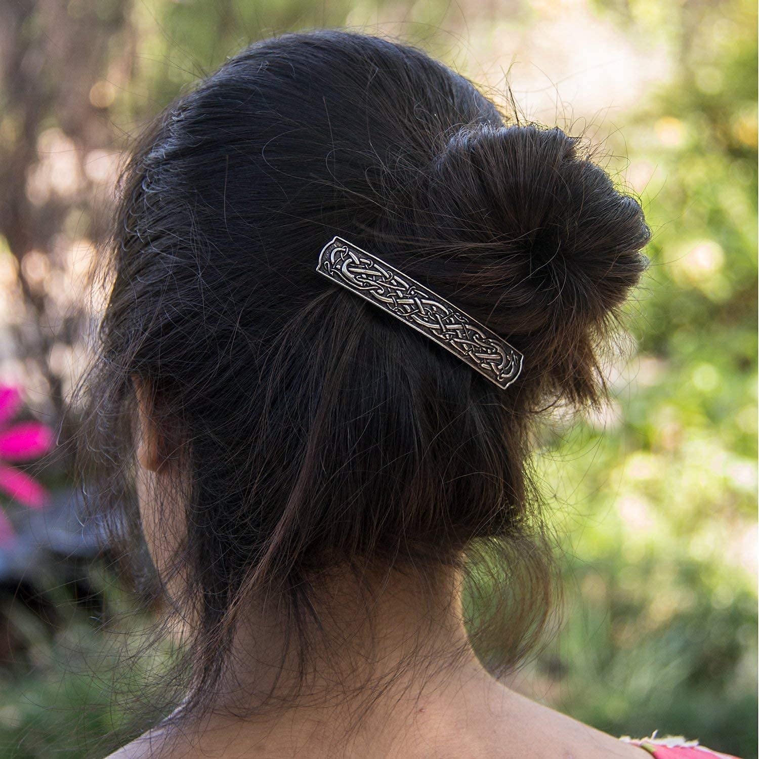 Hair Clip | Barrette | Celtic Bar | Handmade in the USA by Oberon Design