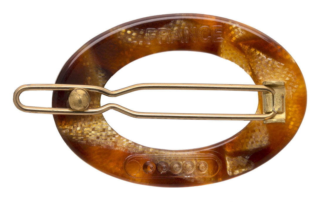 Africa : France Luxe New Oval Cutout Tige Boule Barrette - Africa
