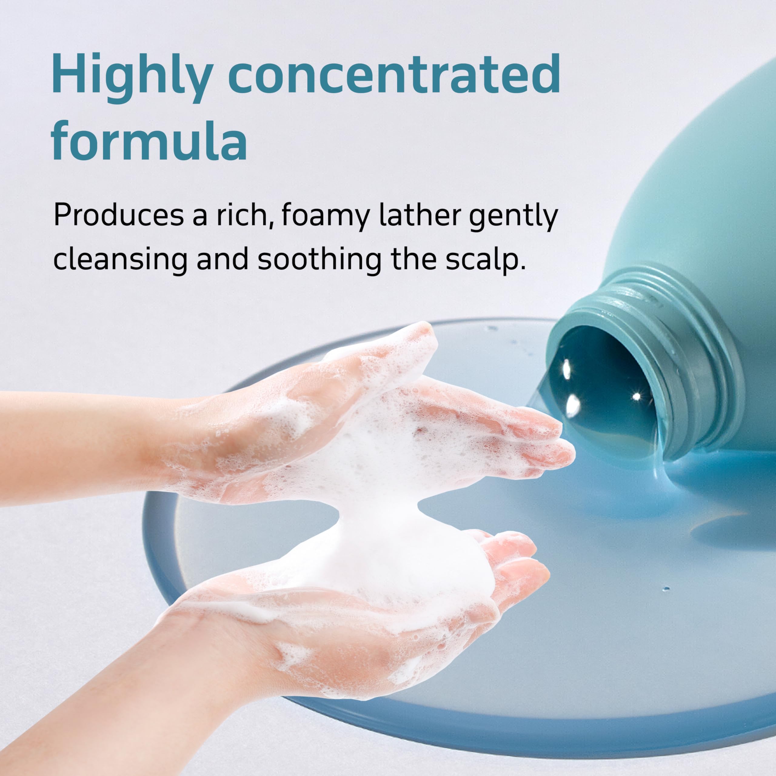 Dr.Bio Sea Salt Relaxing Shampoo with Probiotics and Cica, Vegan Hair Loss Shampoo for Thinning Hair, Volumizing and Thickening, Hydrating and Scalp Care, Silicone & Paraben Free, Korean Hair Care