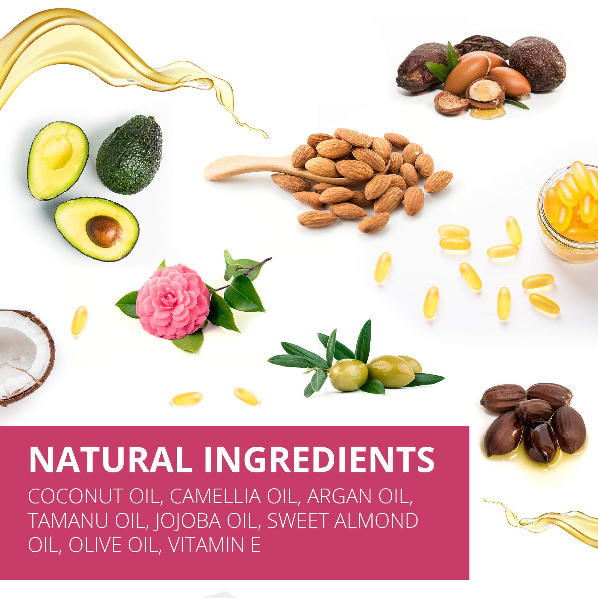 COCOSOLIS HAIR Oil Mask 3in1 | Repairs Damaged Hair | Silky Soft and Radiant Hair | Stimulates Fast Hair Growth | Prevents Breaking, Split Ends and Tangles | Protects from Damage from the Sun