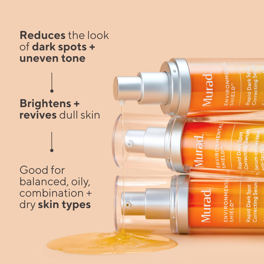 Murad Rapid Dark Spot Correcting Serum – Skin Brightening Face Serum for Hyperpigmentation - Dark Spot Remover for Face - Glycolic Acid Treatment - Skin Care Backed by Science - 1 Fl Oz