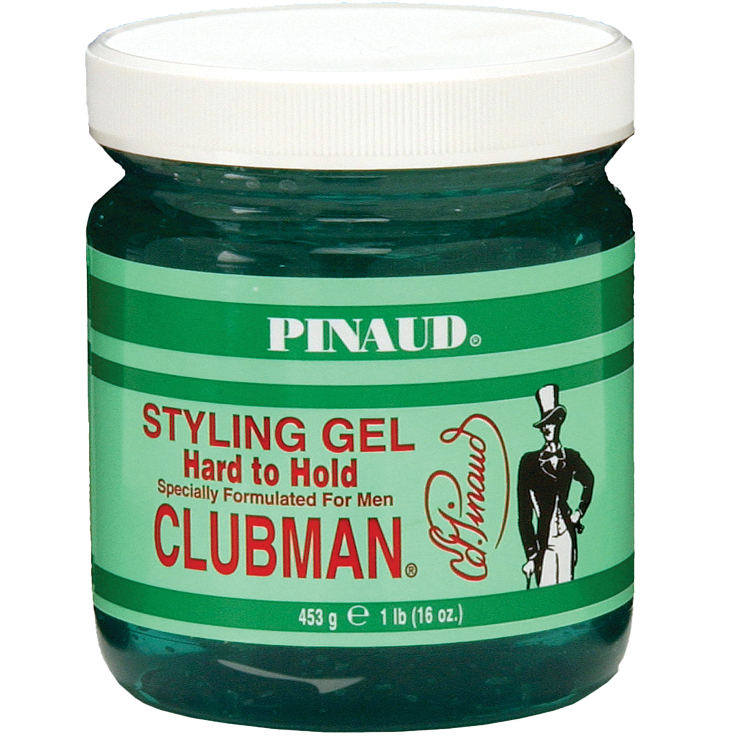 Pinaud Clubman Styling Hair Gel - Hard To Hold - 16 Oz