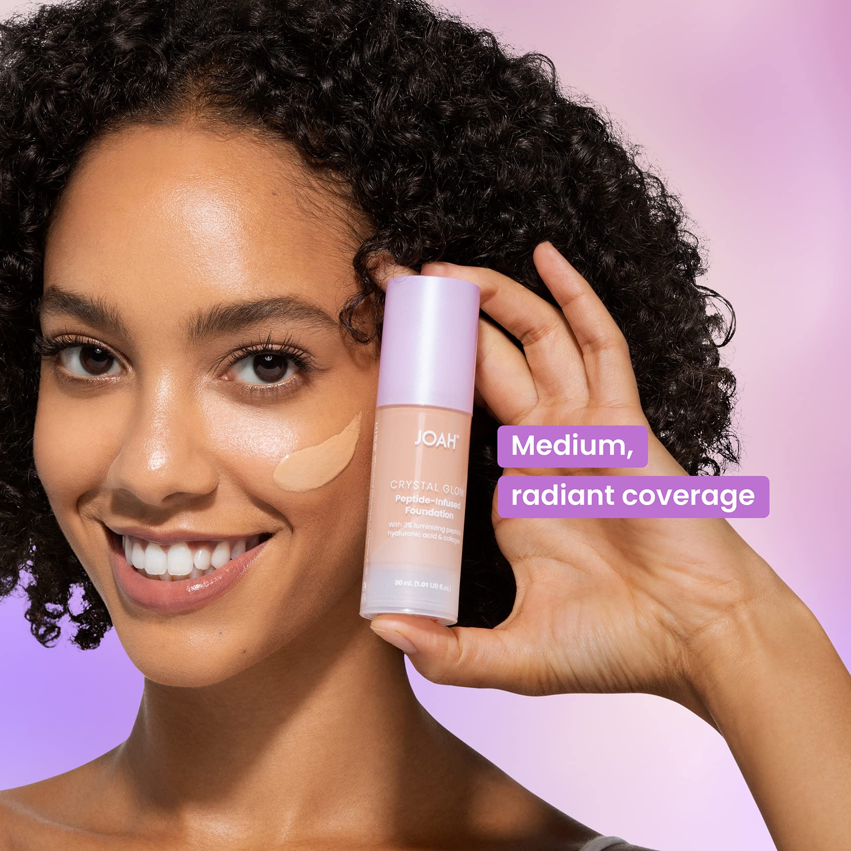 JOAH Primedation Foundation, Multitasking Korean Makeup Foundation with Blurring Face Primer, Luminizer, Hydration & Skin Defense for a Flawless Finish - Fair Cool