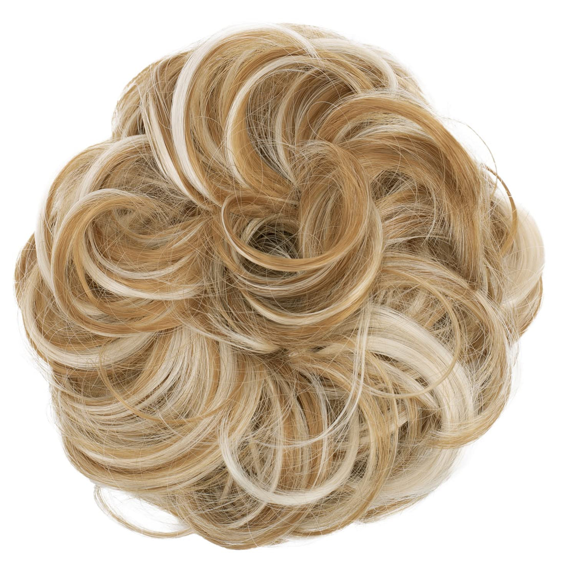 honig blonde mix 26H613 : PRETTYSHOP Scrunchie Scrunchy Bun Up Do Hair piece Hair Ribbon Ponytail Extensions Wavy Curly or Messy Verious Colors (honig blonde mix 26H613)
