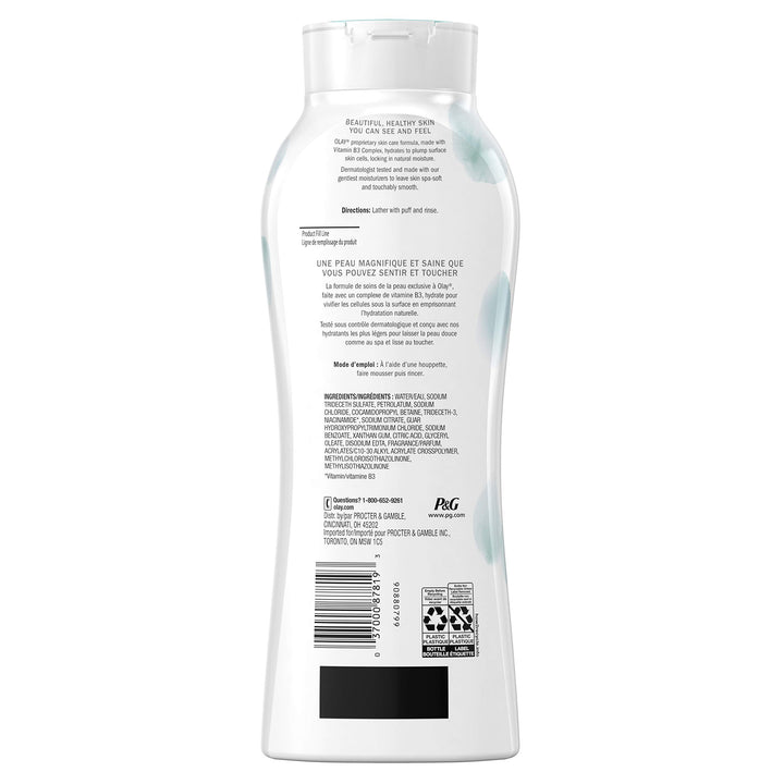 Olay Sensitive Moisture Unscented Body Wash, 364 Milliliters