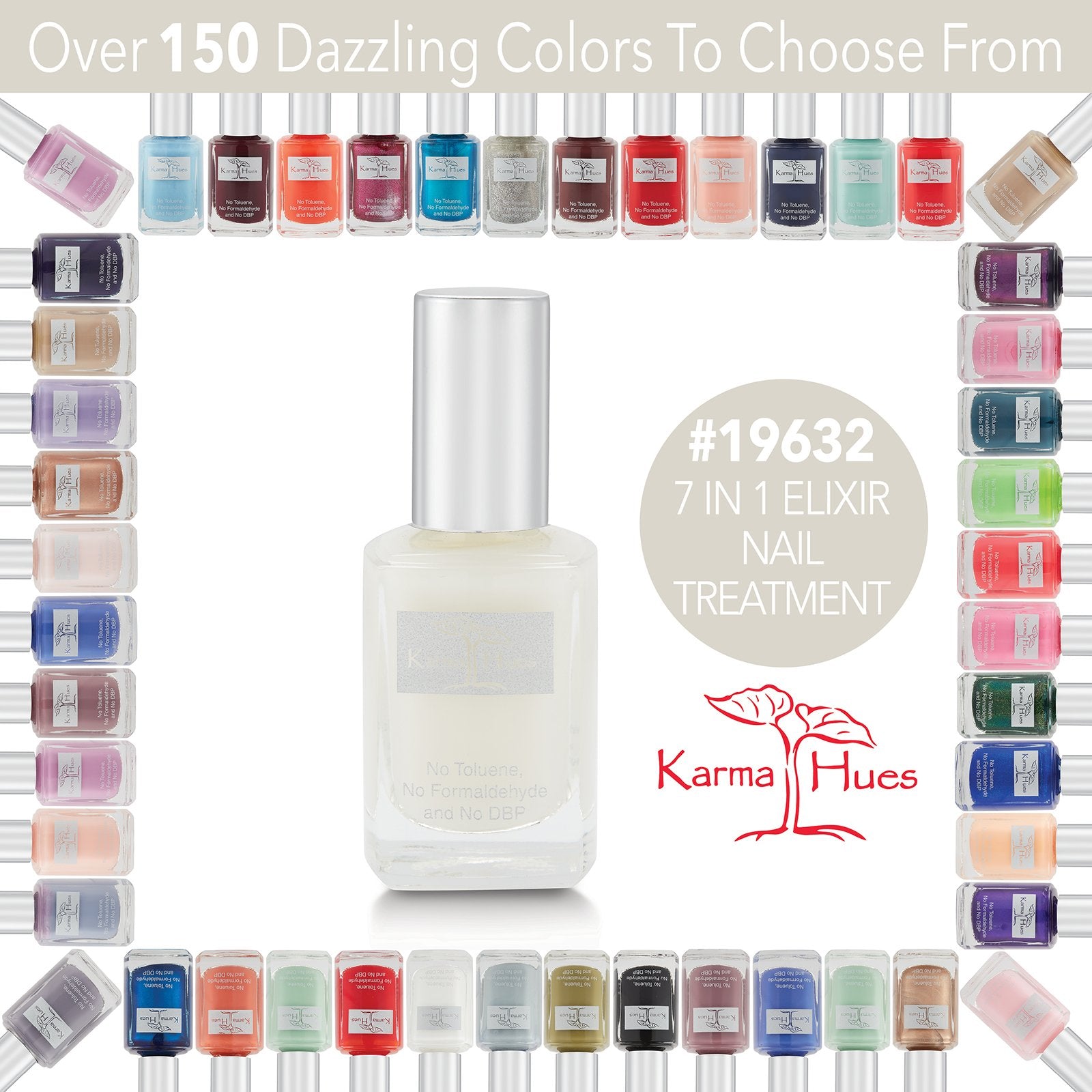 Karma Organic 7 In 1 Elixir Nail Treatment Non-Toxic Vegan Cruelty-Free