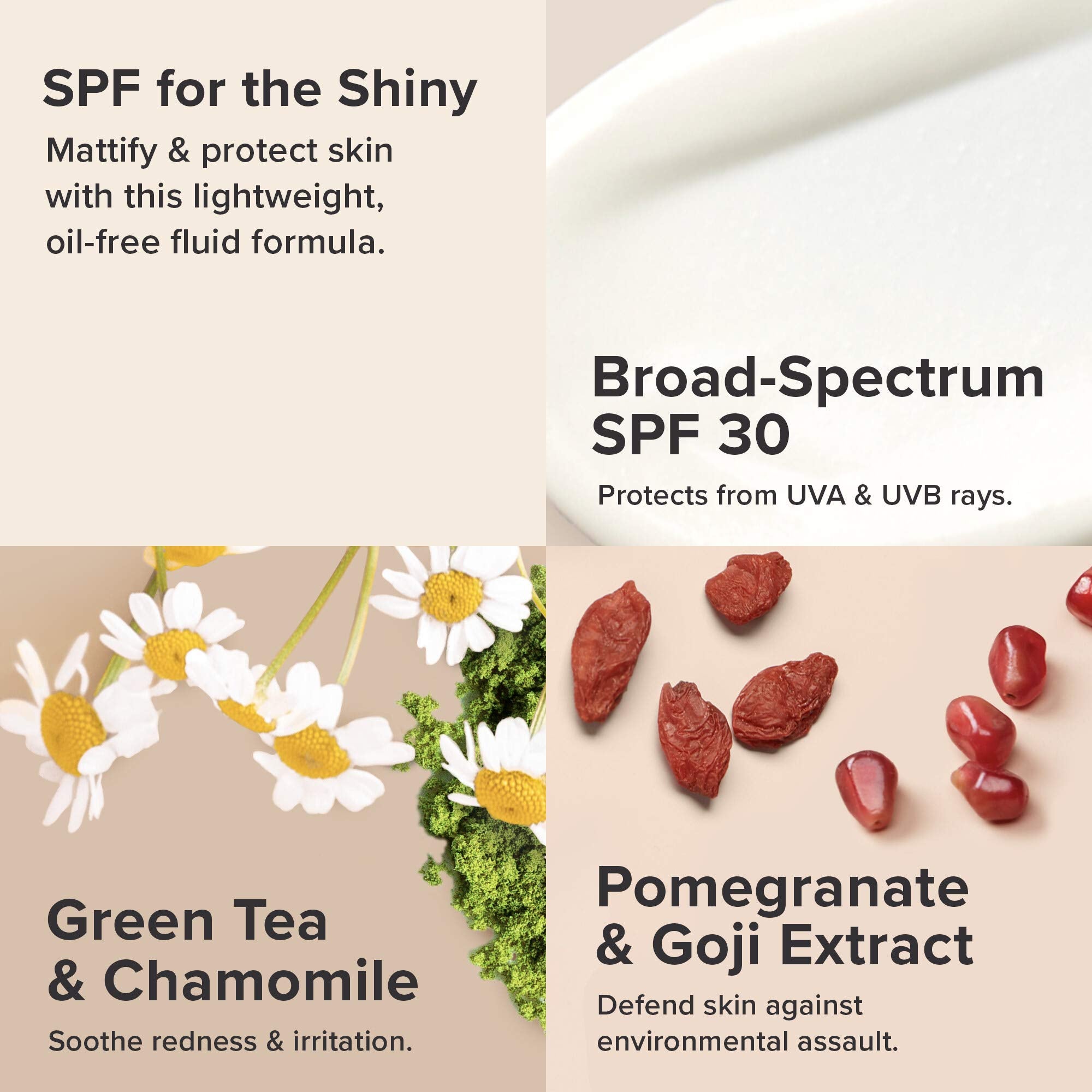 Paula's Choice CLEAR Ultra-Light Hydrating Oil Free Face Sunscreen & Moisturizer, SPF 30 Sunscreen for Face with Green Tea & Chamomile, Pore Minimizer for Blemish- Prone Skin, UVA/UVB Protection, 2oz