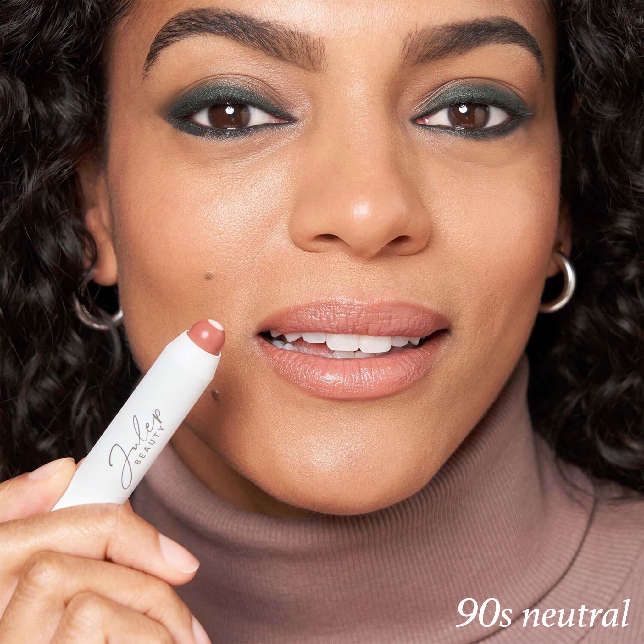 Julep The Perfect Pair 2pc Set It's Balm Tinted Lip Balm 90's Neutral and With a Trace Retractable Creamy Long-Lasting Lip Liner, Velvet Mauve