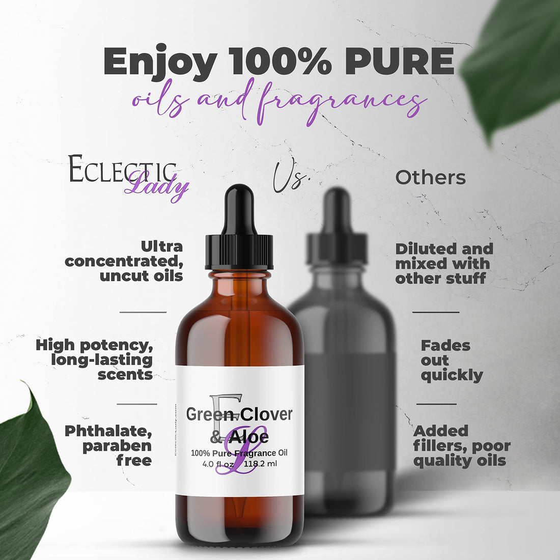 Eclectic Lady Eucalyptus Spearmint Moisturizing Body Spray Original Strength Spear Mint Fragrances, Handcrafted in USA, Paraben-Free, Phthalate-Free Fragrance (2 oz)