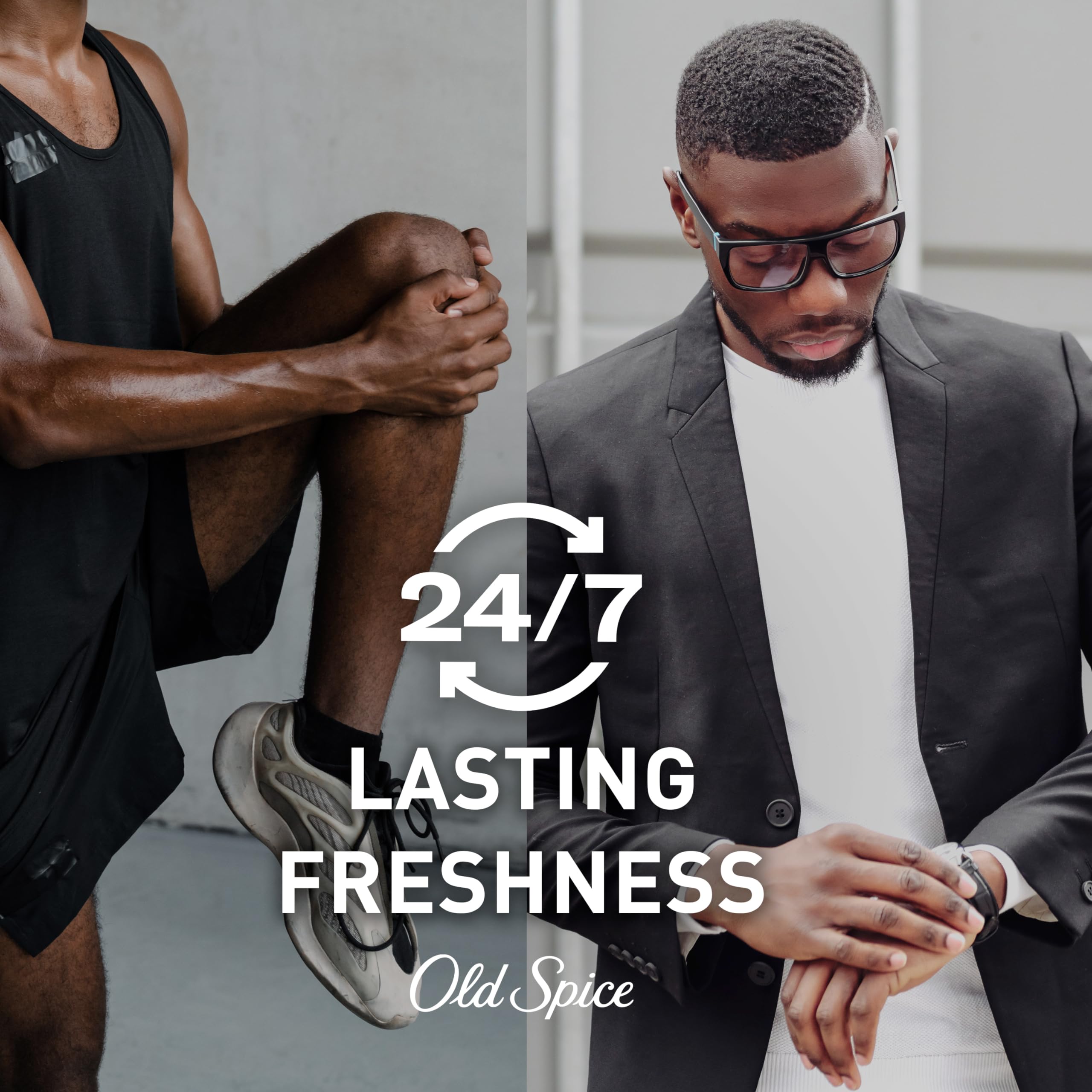 Old Spice Aluminum Free Deodorant for Men, 24/7 Odor Protection, 24/7 Freshness & Lasting Scent, Captain with Bergamot Scent, 3.0 oz (Pack of 3)