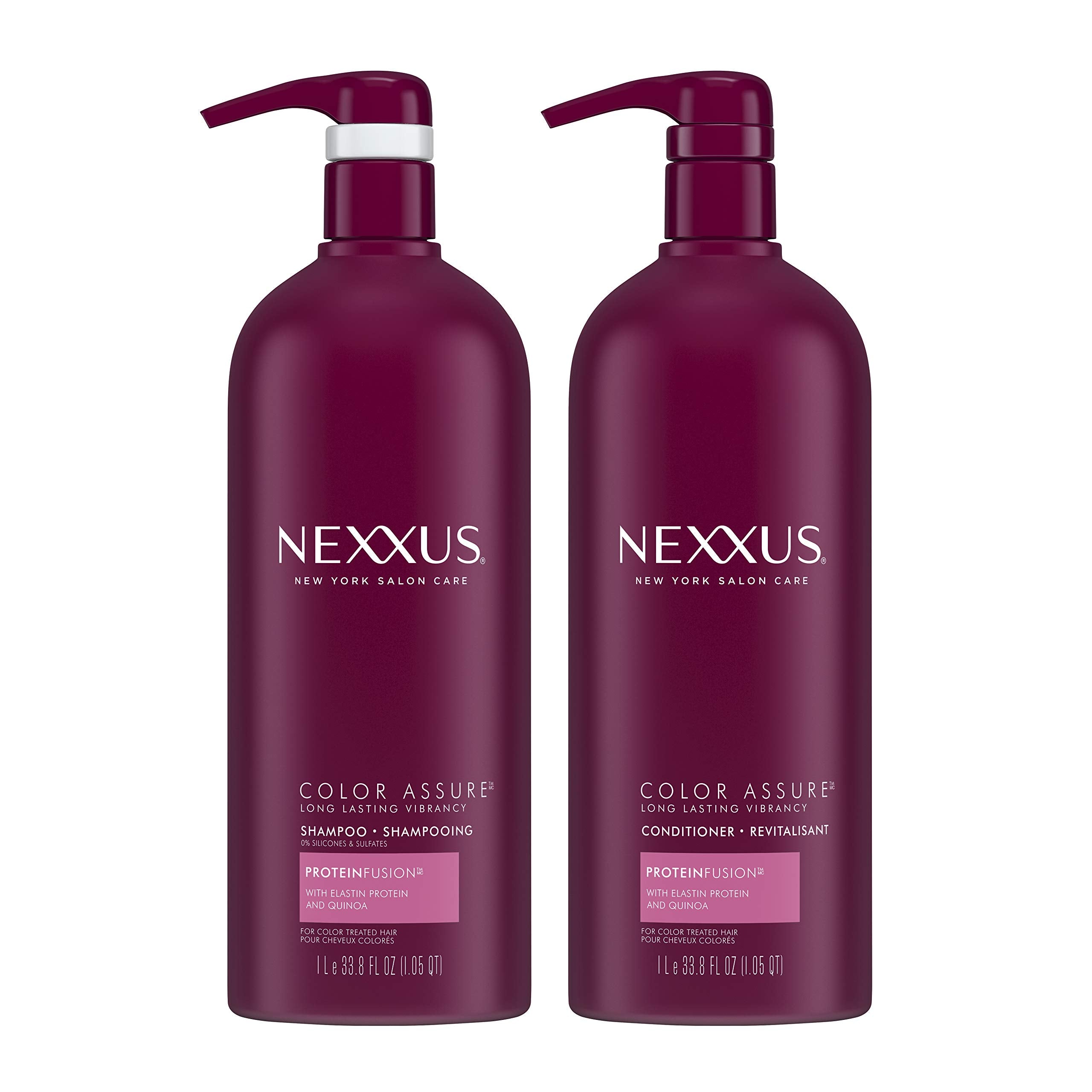 Nexxus Color Assure Shampoo and Conditioner Plus Combo Pack 33 oz