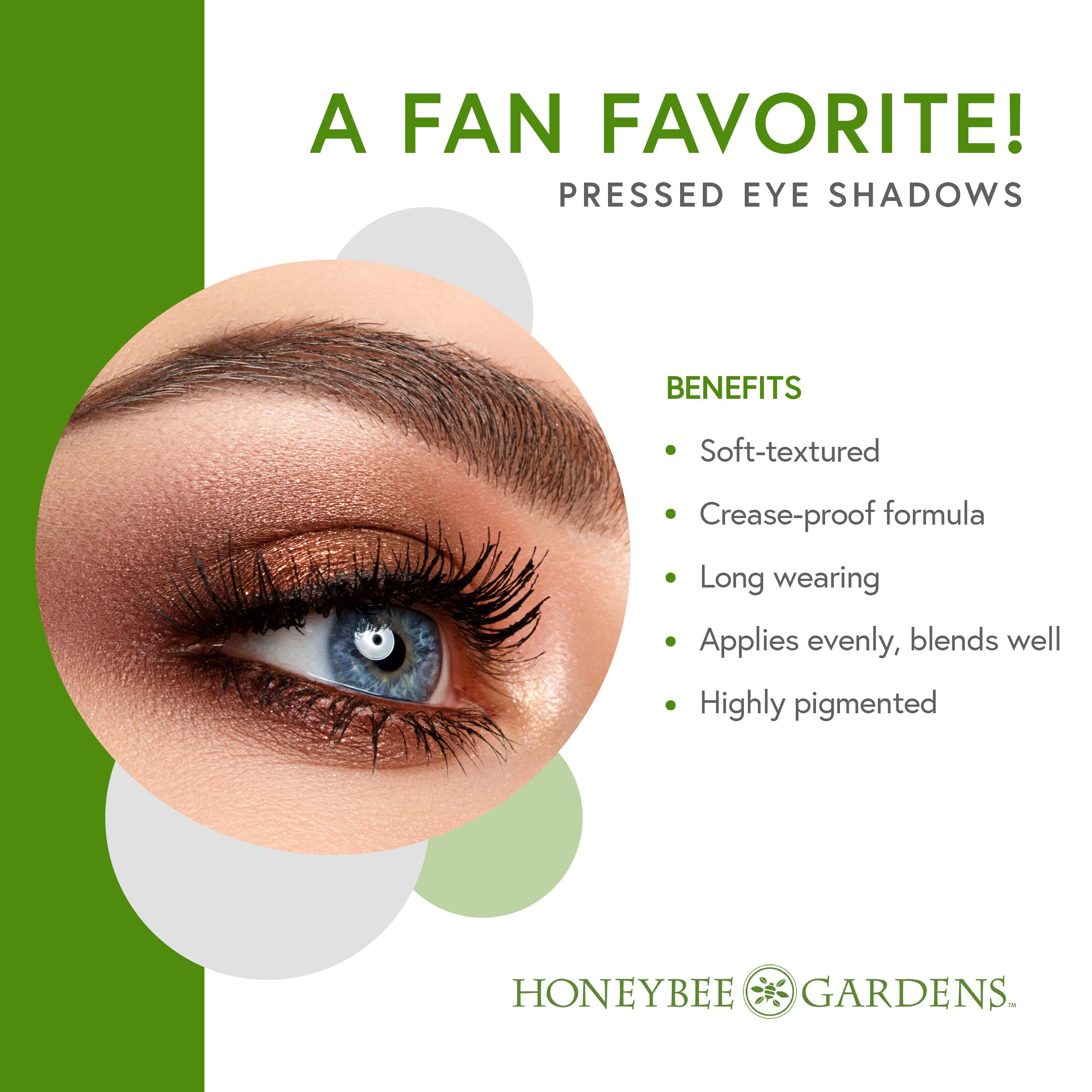 Honeybee Gardens Pressed Powder Eye Shadow, Ninja Kitty | 1.3 grams, 26mm standard size pan | SINGLE PAN, NO COMPACT | Vegan, Cruelty Free, Gluten Free, Paraben Free, Talc Free