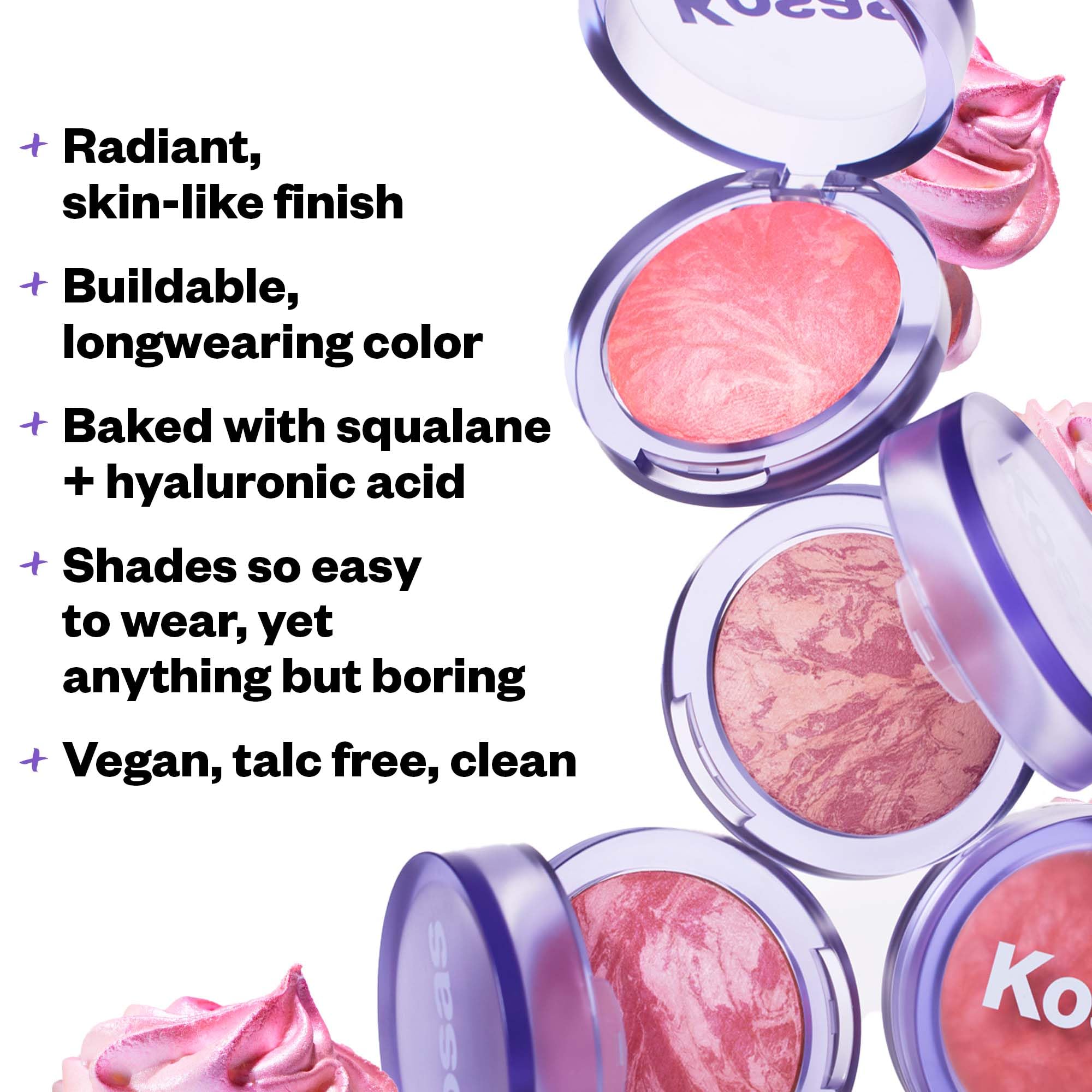 Kosas Blush is Life – Talc-Free Dimensional Blush Baked with Squalane & Hyaluronic Acid – Long Wear - Hype