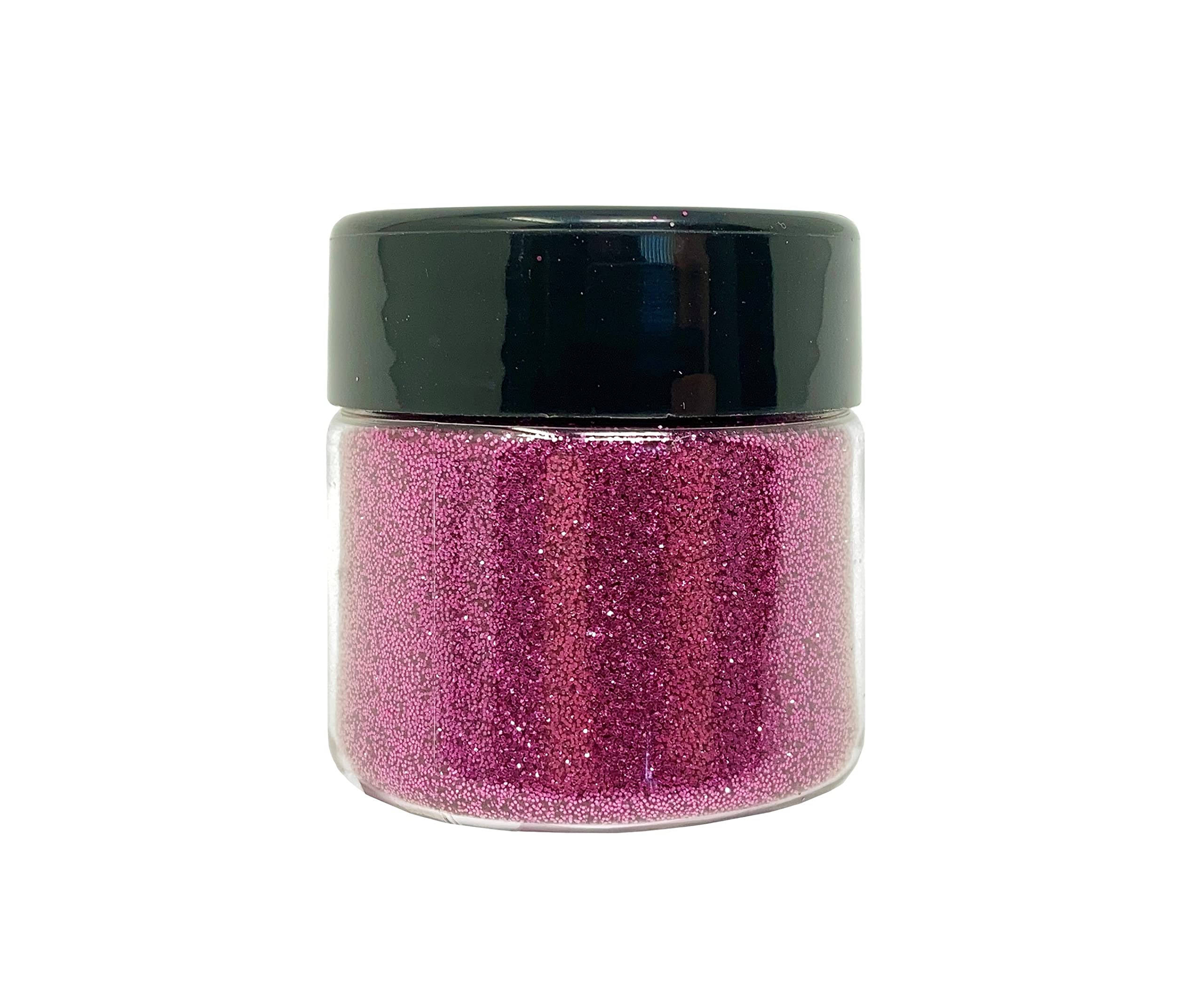 DIY Kit Creations: Biodegradable Magenta Pink Ultra-Fine Cosmetic Grade Glitter 0.75 oz jar - Vegan & Cruelty Free