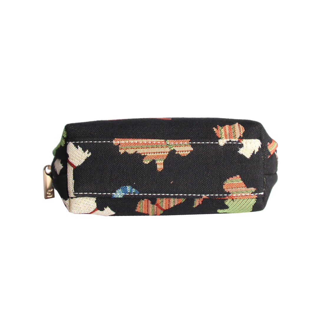 Signare Womens Fashion Canvas Tapestry Cosmetic Make-up Bag with Scottie Dog Design