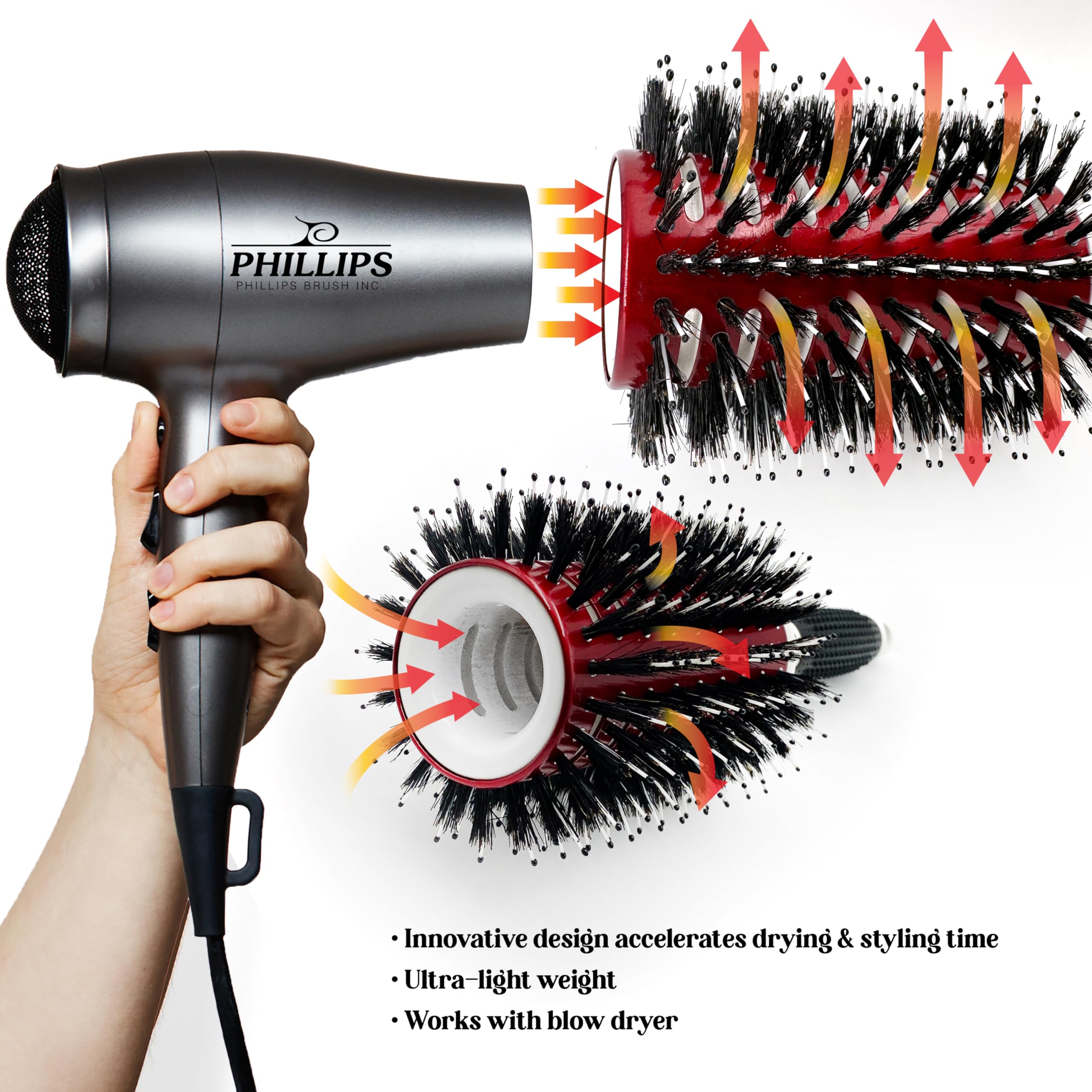 Phillips Monster Vent TMV-6P Brush 2-1/4 Diameter