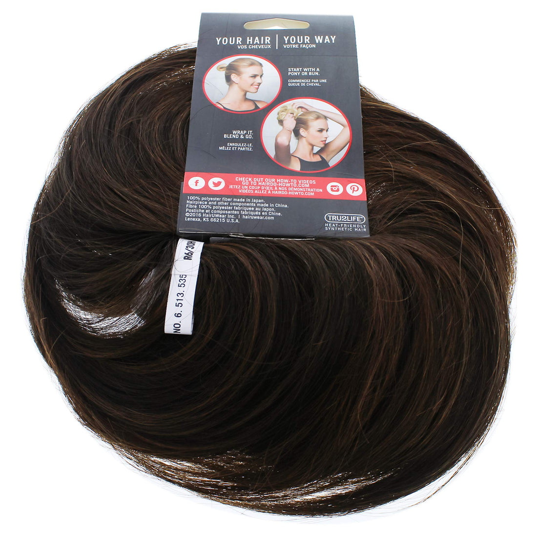 Hairdo Style-A-Do and Mini-Do Duo Pack - R6 30H Chocolate Copper for Women - 2 Pc Hair Wrap