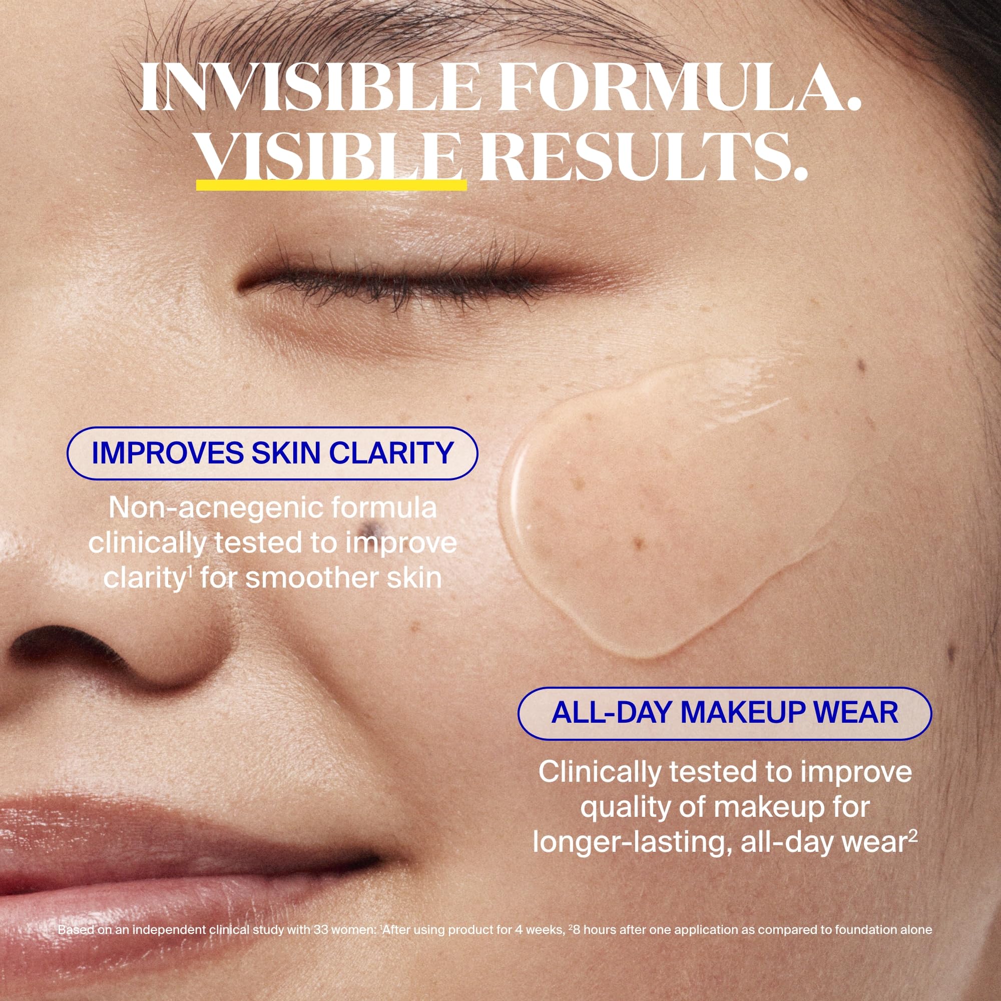 Supergoop! Unseen Sunscreen SPF 50 Invisible Sun Protection for Face - Broad Spectrum Face Sunscreen + Makeup-Gripping Primer - Weightless, Scentless, Oil Free - For All Skin Types - 2.5 fl oz