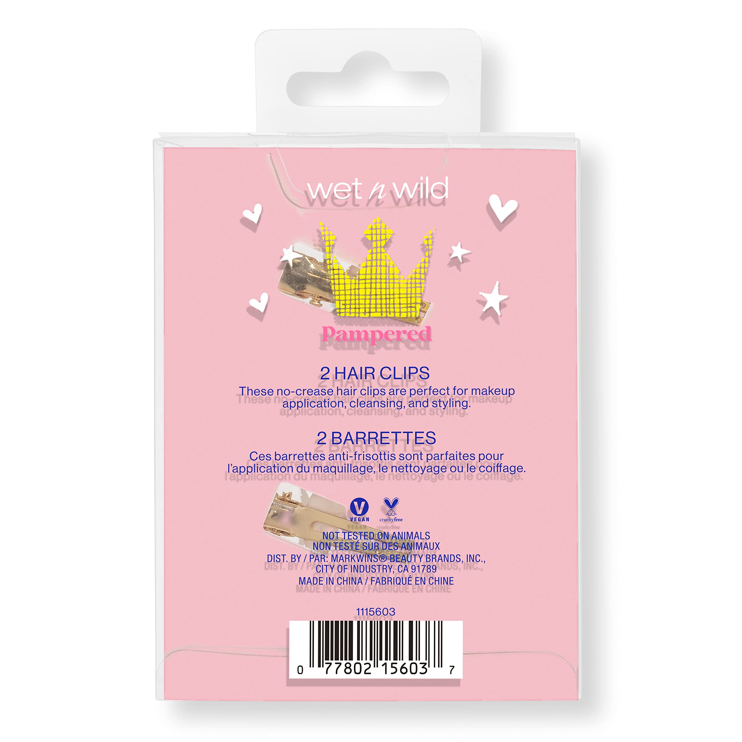 wet n wild Pampered 2 Hair Clips