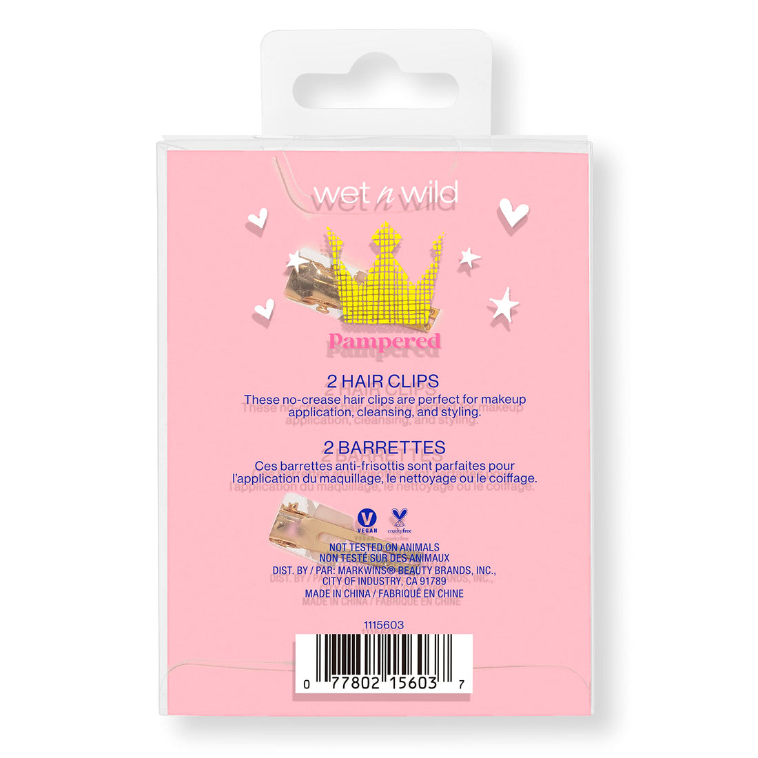 wet n wild Pampered 2 Hair Clips