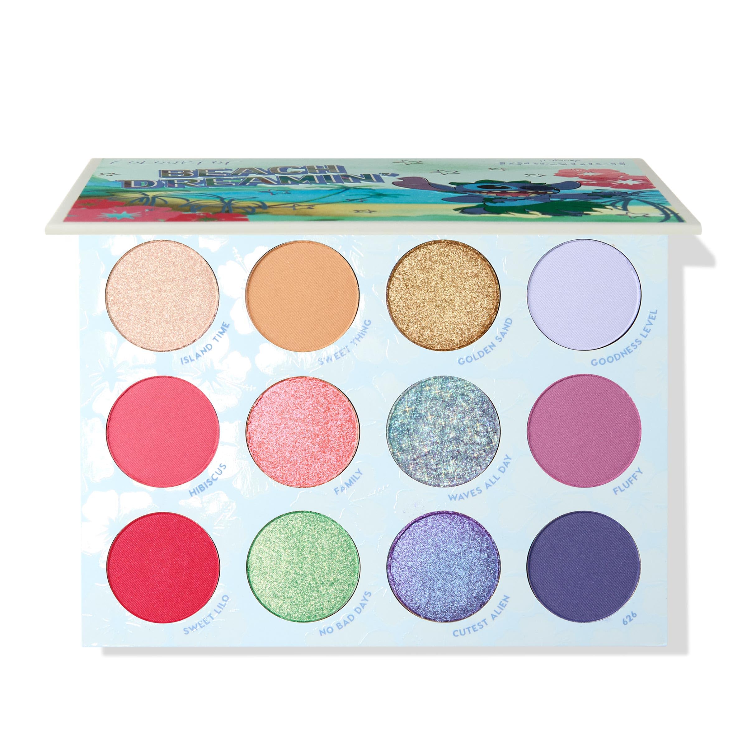 Colourpop x Stitch Eyeshadow Palette Beach Dreamin (0.48 Ounce)