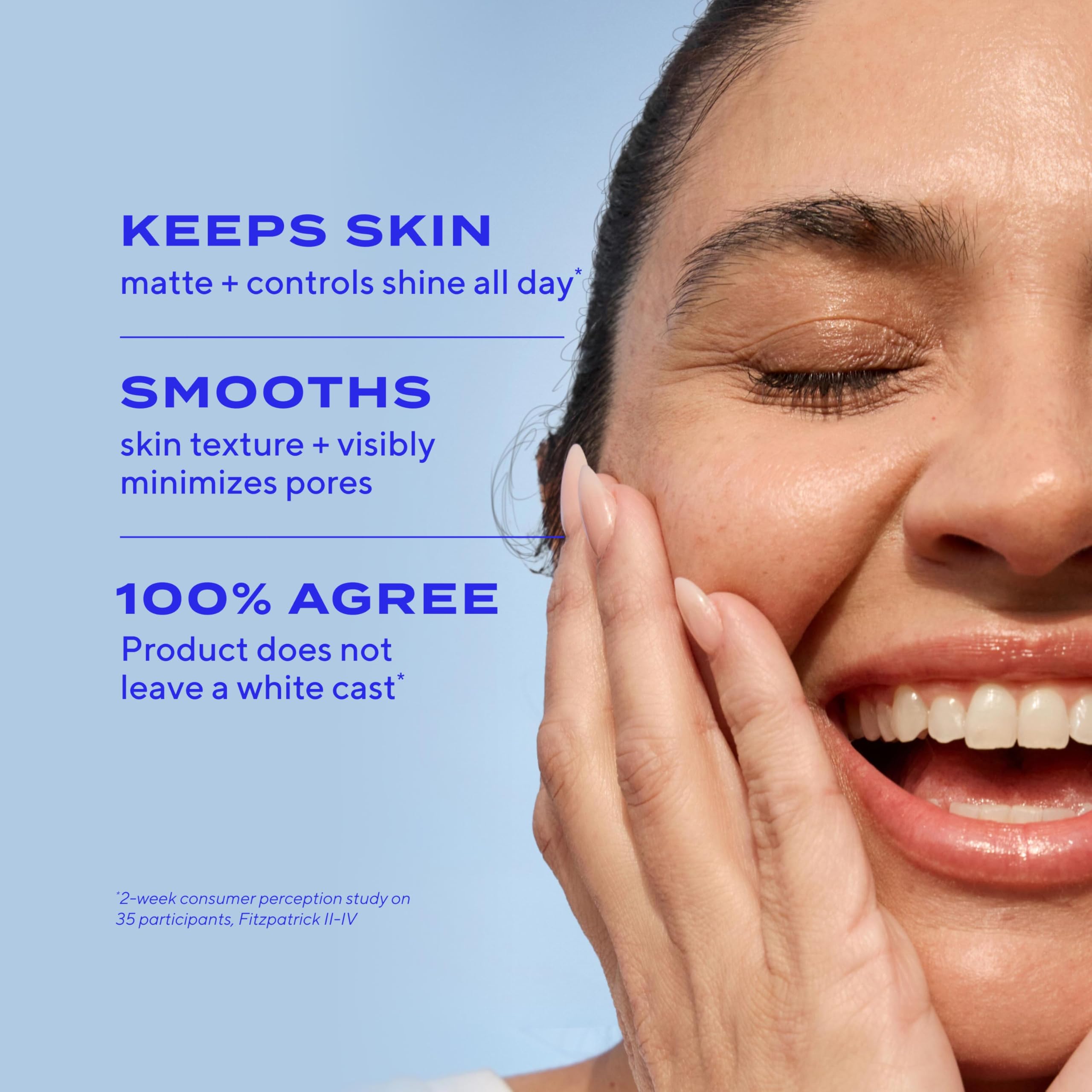 Murad Superactive Mattifying Oil and Pore Control Moisturizer SPF 50 - Shine Free Hydrating Facial Sunscreen Supercharged with Salicylic Acid To Smooth Texture and Minimize Look of Pores - 1.7Fl Oz