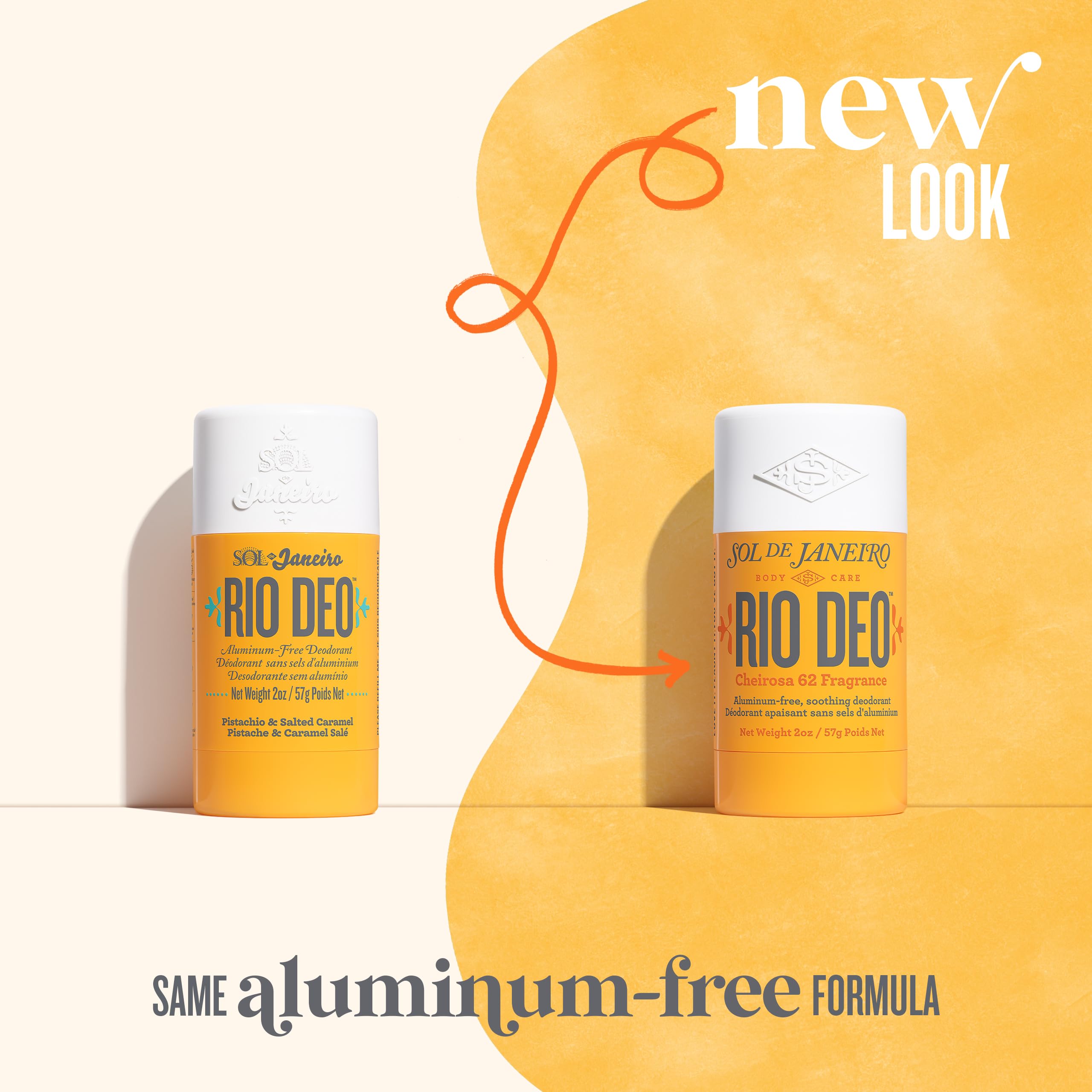 Sol de Janeiro Rio Deo Cheirosa '62 Refillable Aluminum Free Deodorant