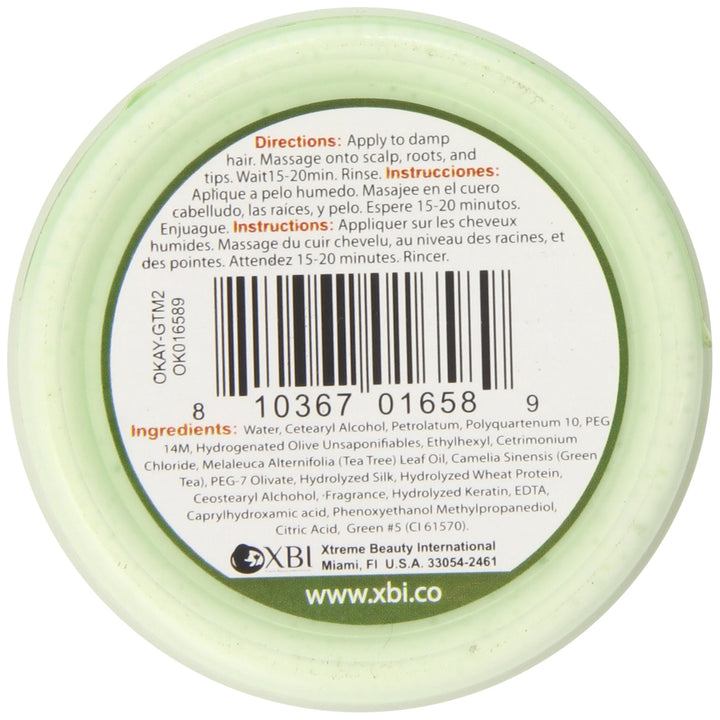 Okay Green Tea Nourishing Antioxidant Rich Hair Masque, 2 Ounce