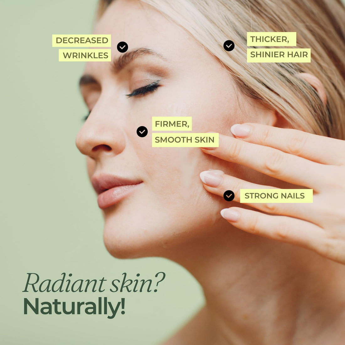 Hydrolyzed Collagen Peptides Powder - 100% Pure, Grass Fed & Unflavored for Women & Men – for Healthy Bones, Joints, Hair & Skin – Colageno Hidrolizado en Polvo Piel, Cabello y Articulaciones