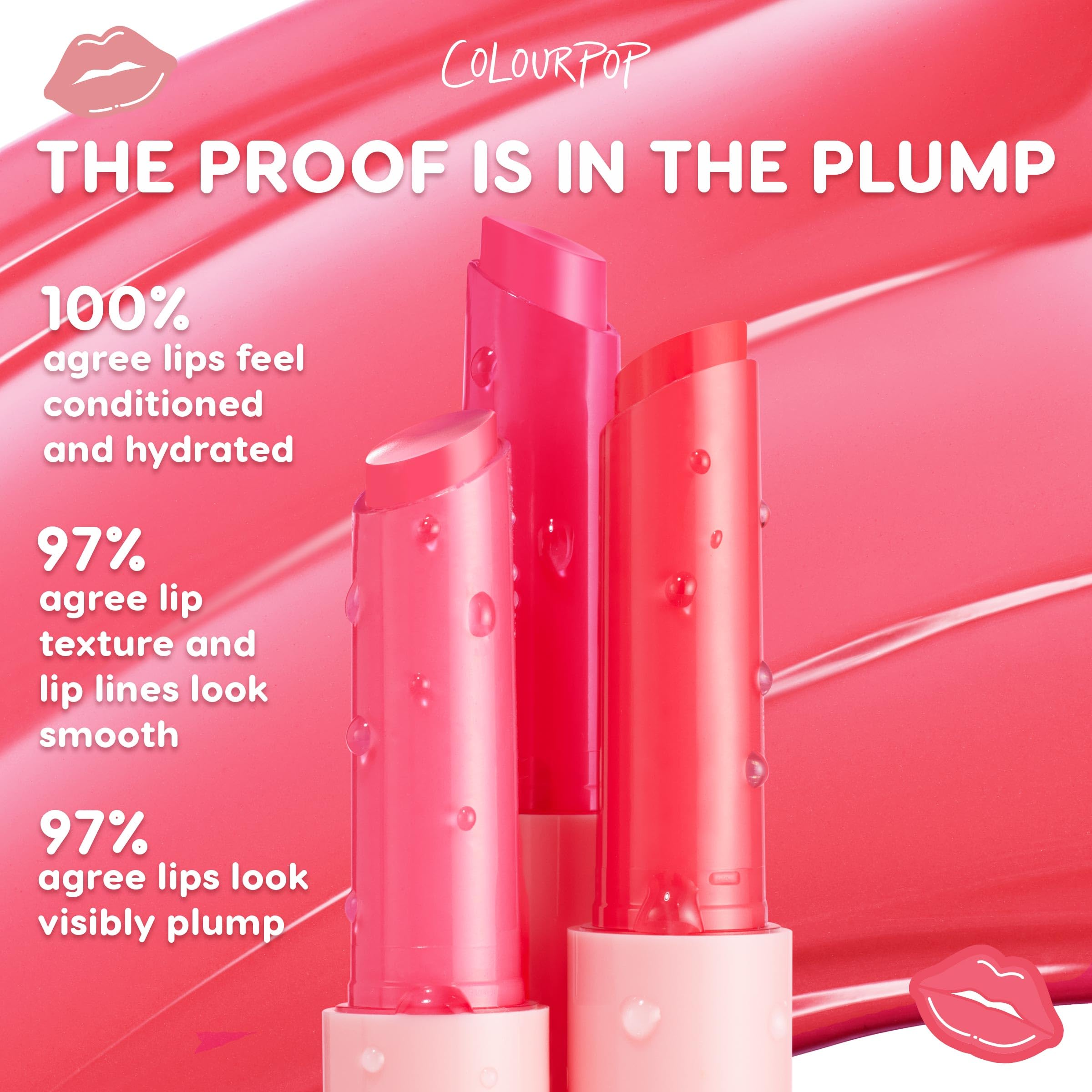 ColourPop So Juicy Plumping Lip Gloss Balm - Hydrating Lip Gloss & Balm Hybrid with Peptides - Non-Sticky Formula - Visibly Plumps Lips & Delivers Buildable Color - Passenger Princess (0.07 oz)