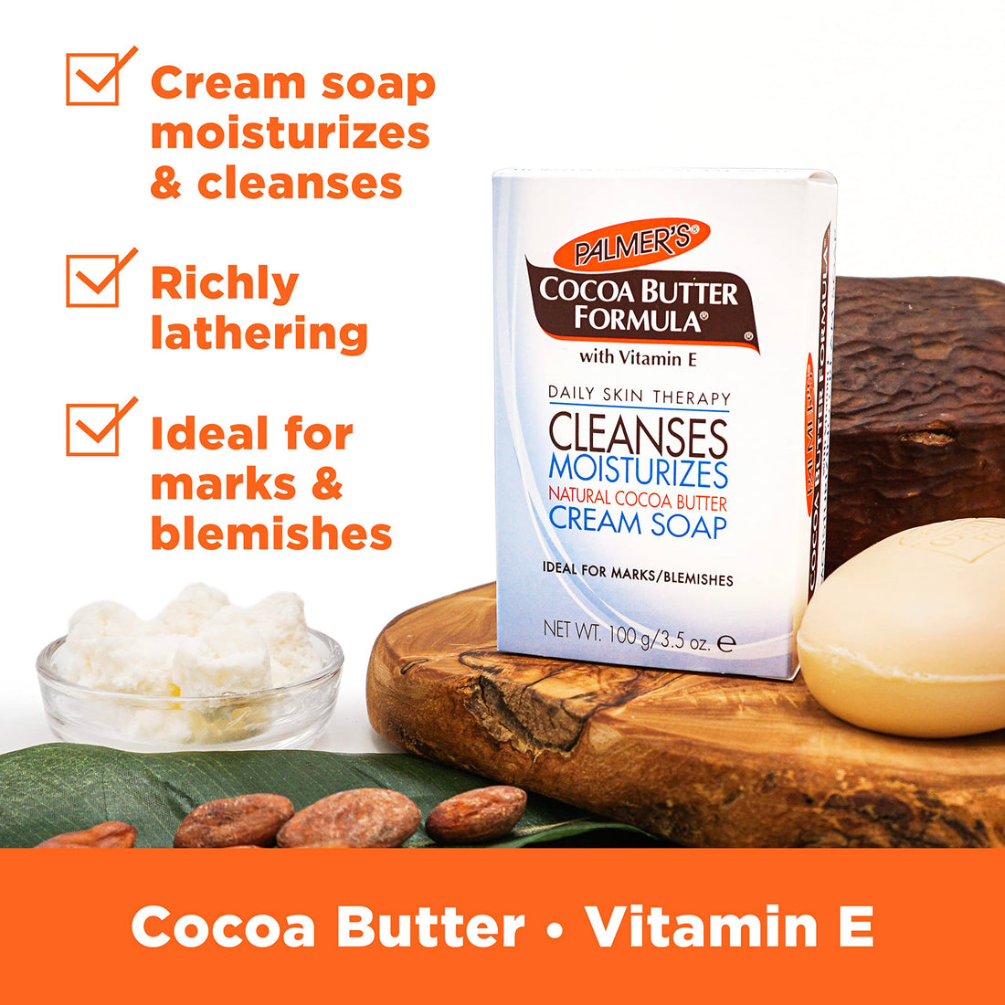 Palmer's Cocoa Butter Formula Cream Bar Soap - 3.5 oz - 2 pk