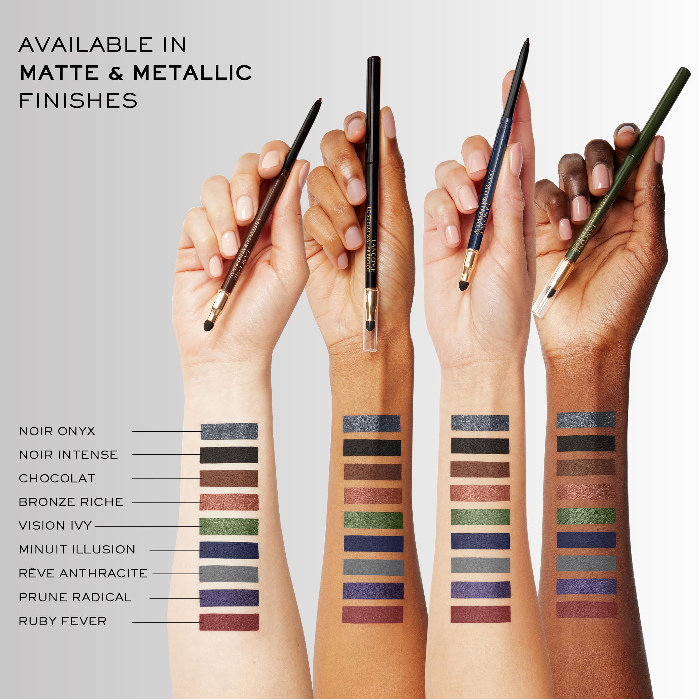 Lancôme Le Stylo Waterproof Eyeliner Pencil - Creamy & Highly Pigmented - Seamless Blending & Smudging - 04 Bronze Rich