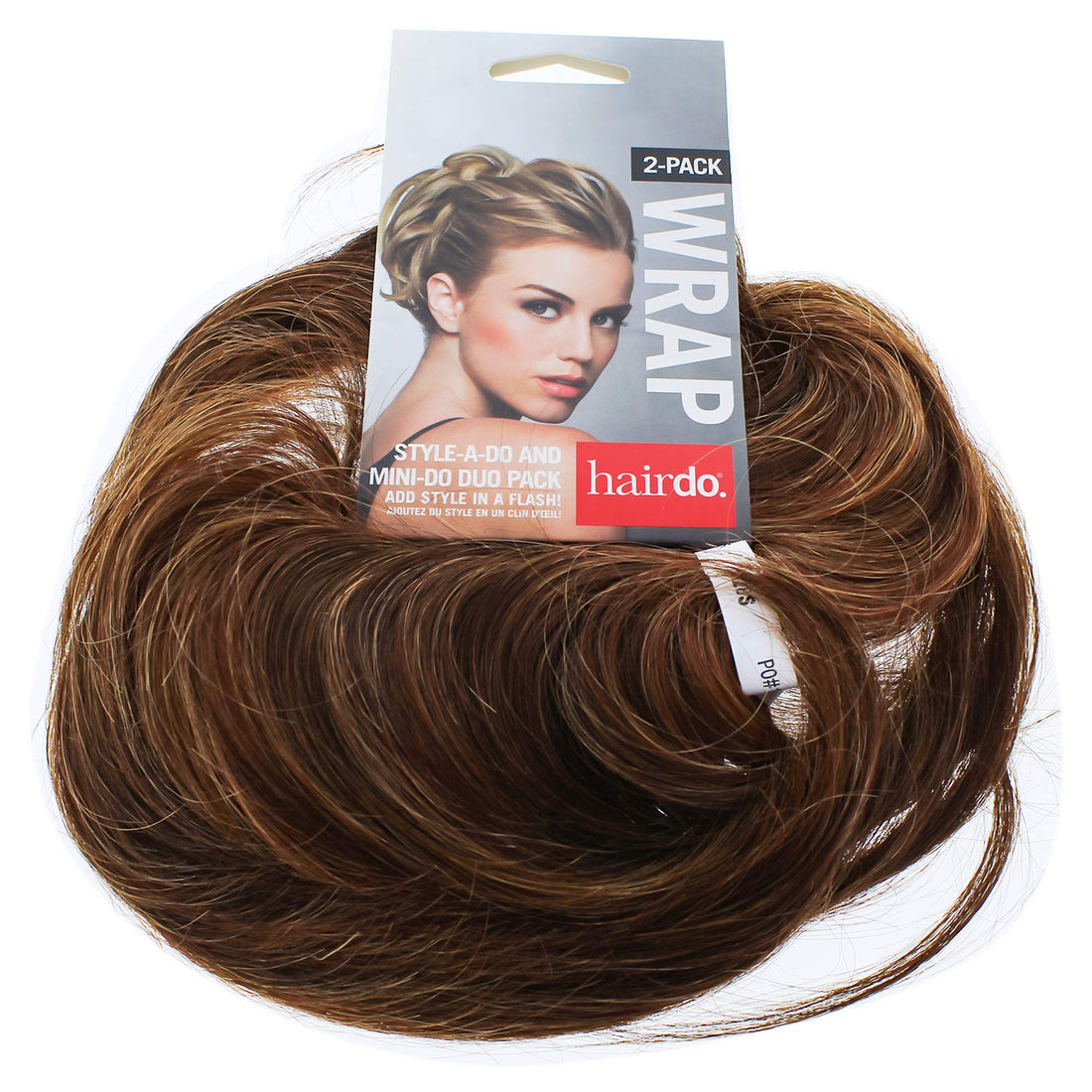 Hairdo Style-A-Do and Mini-Do Duo Pack - R28S Glazed Fire Bright Red for Women - 2 Pc Hair Wrap