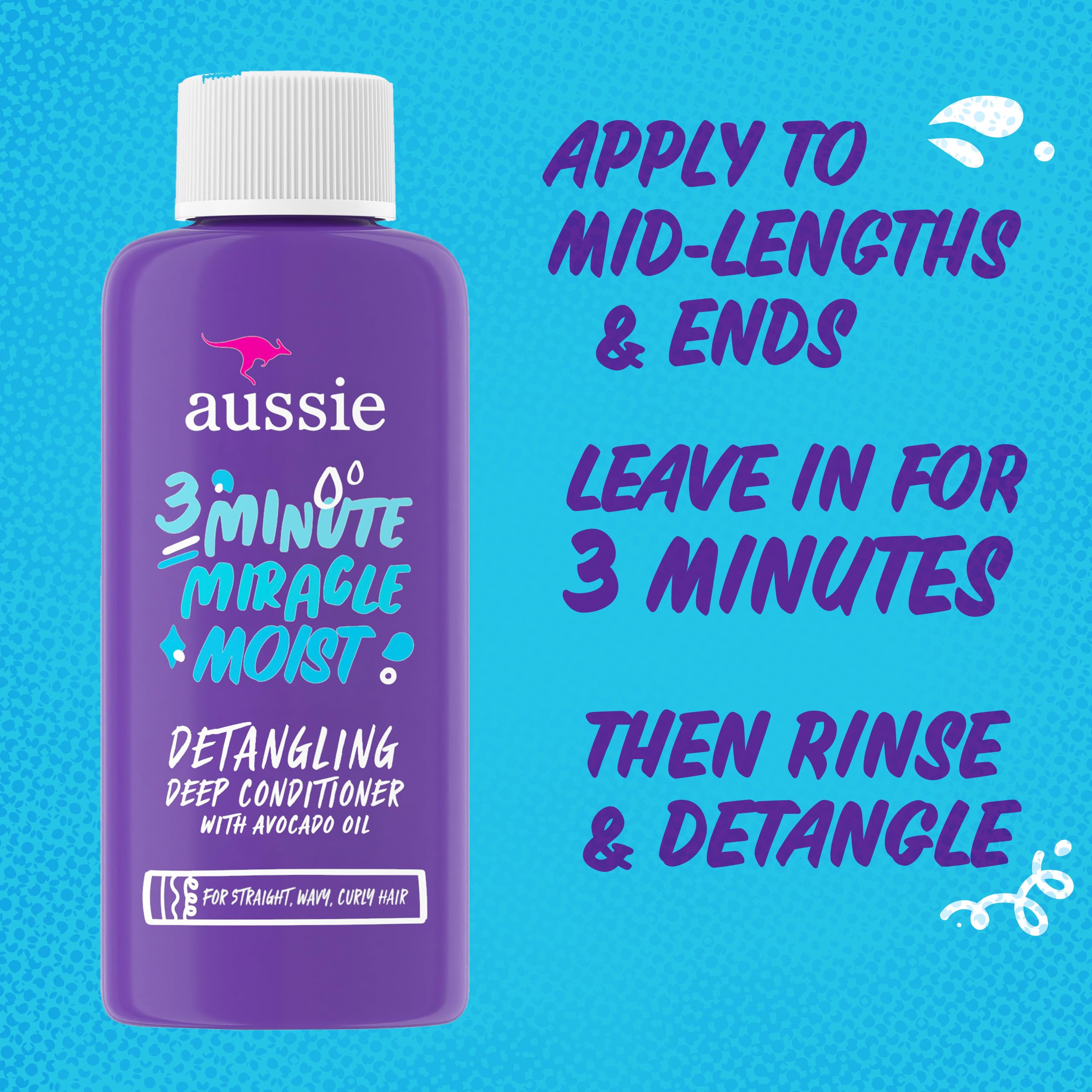 Aussie 3 Minute Miracle Moist Deep Conditioning Treatment, 1.7 fl oz