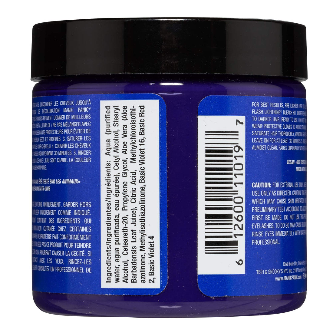 Manic Panic High Voltage Semi Permanent Hair Colour - LIE LOCKS, 118 ml