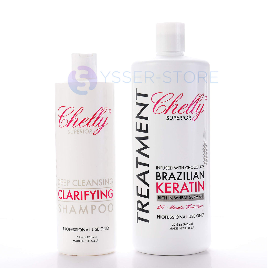 SUPERIOR BRAZILIAN KERATIN TREATMENT CHOCOLATE & CLARIFIYNG SHAMPOO COMBO