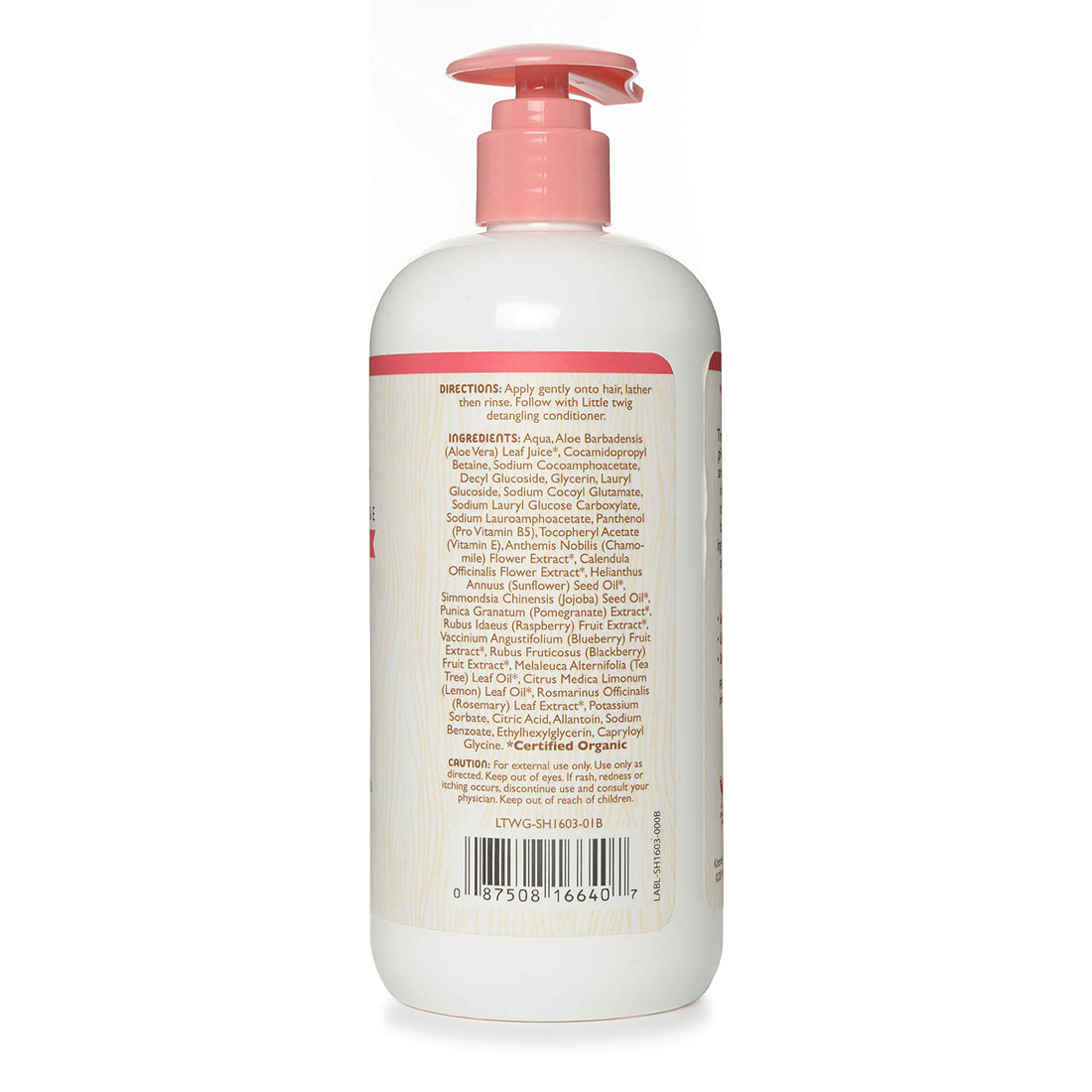 Little Twig Shampoo, Natural Plant Derived Formula, Berry Pomegranate, 17 fl oz.